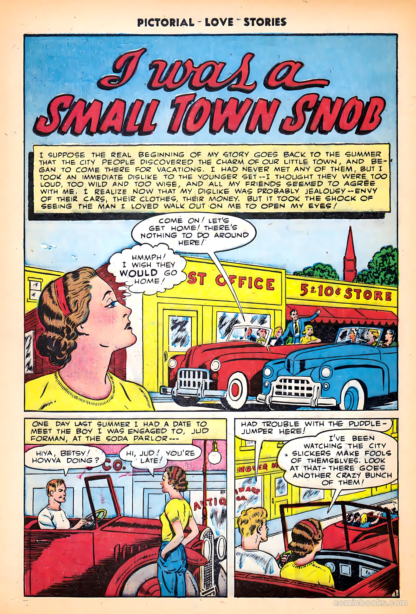 Pictorial Love Stories #23 (1950) — page 28 of 36