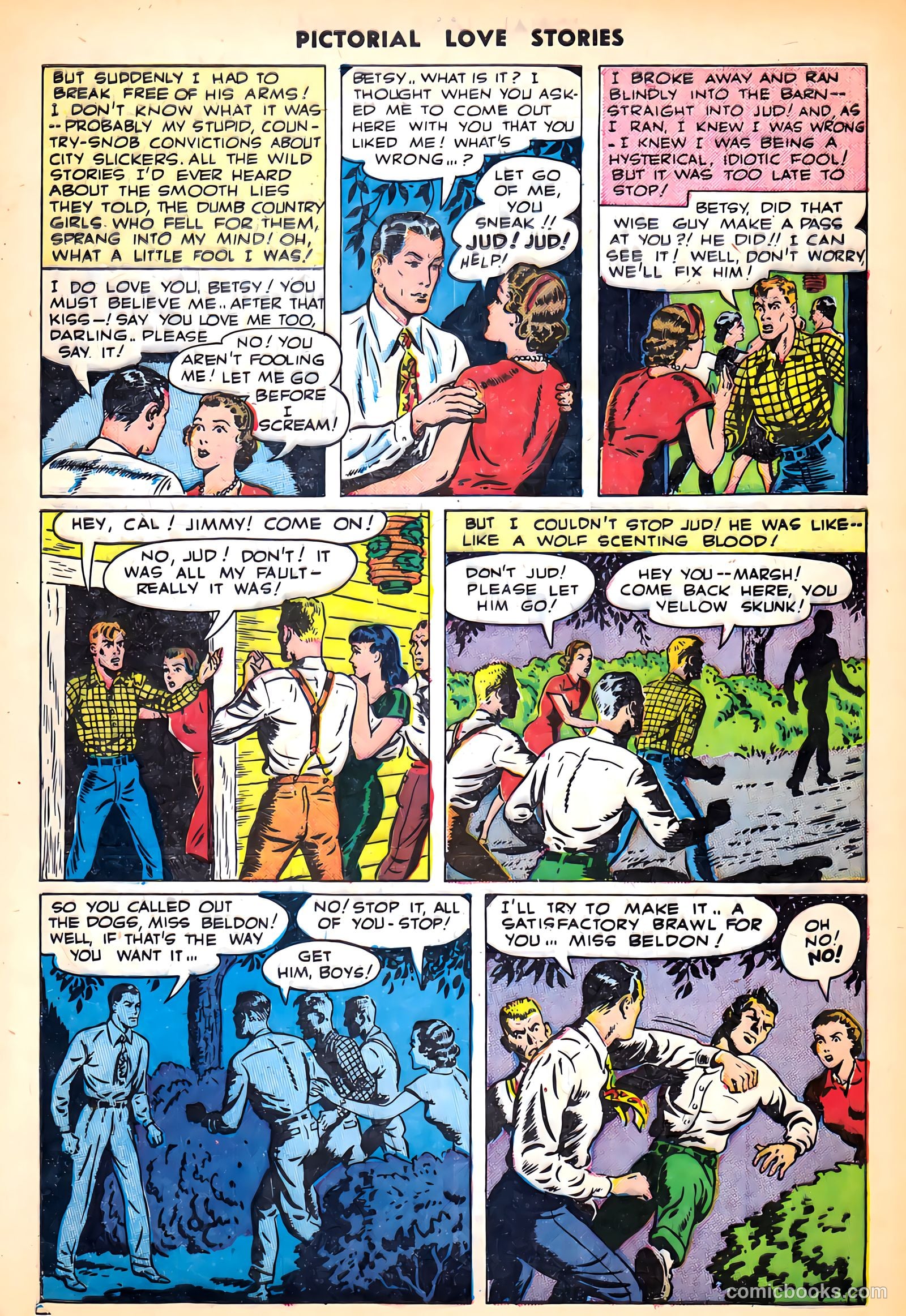 Pictorial Love Stories #23 (1950) — page 32 of 36