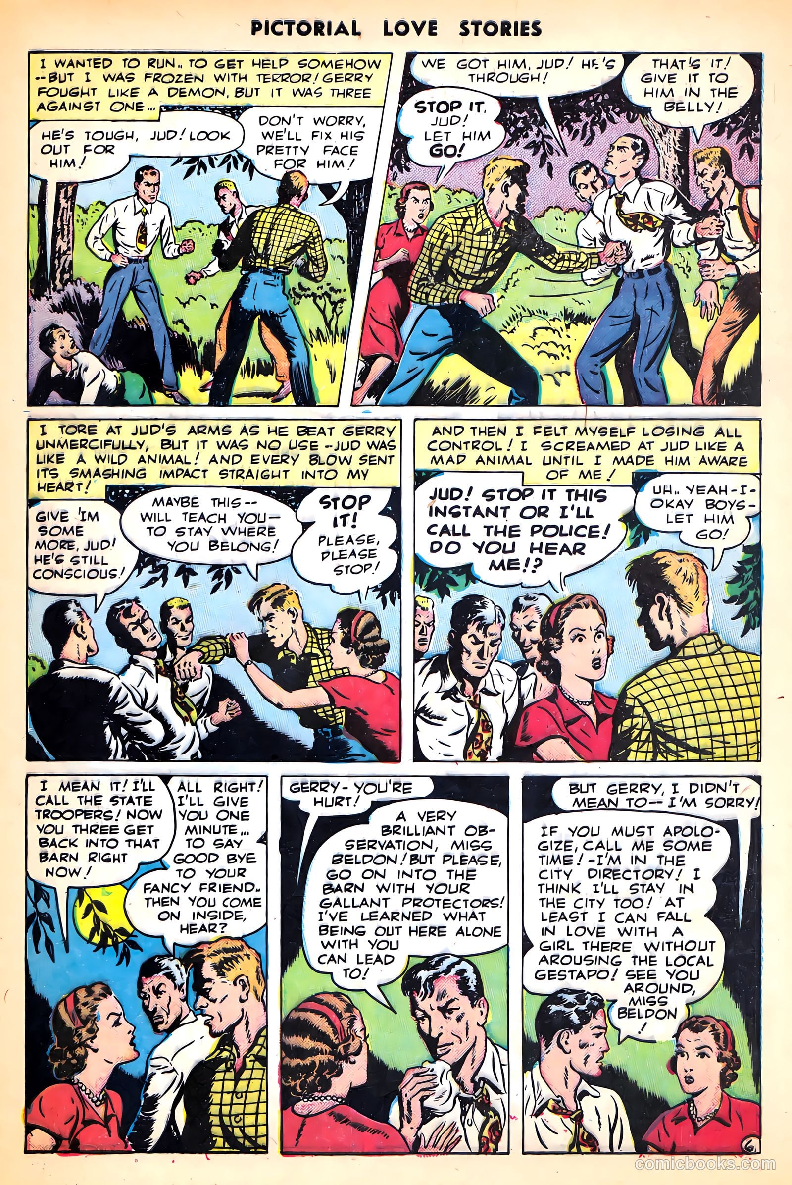 Pictorial Love Stories #23 (1950) — page 33 of 36