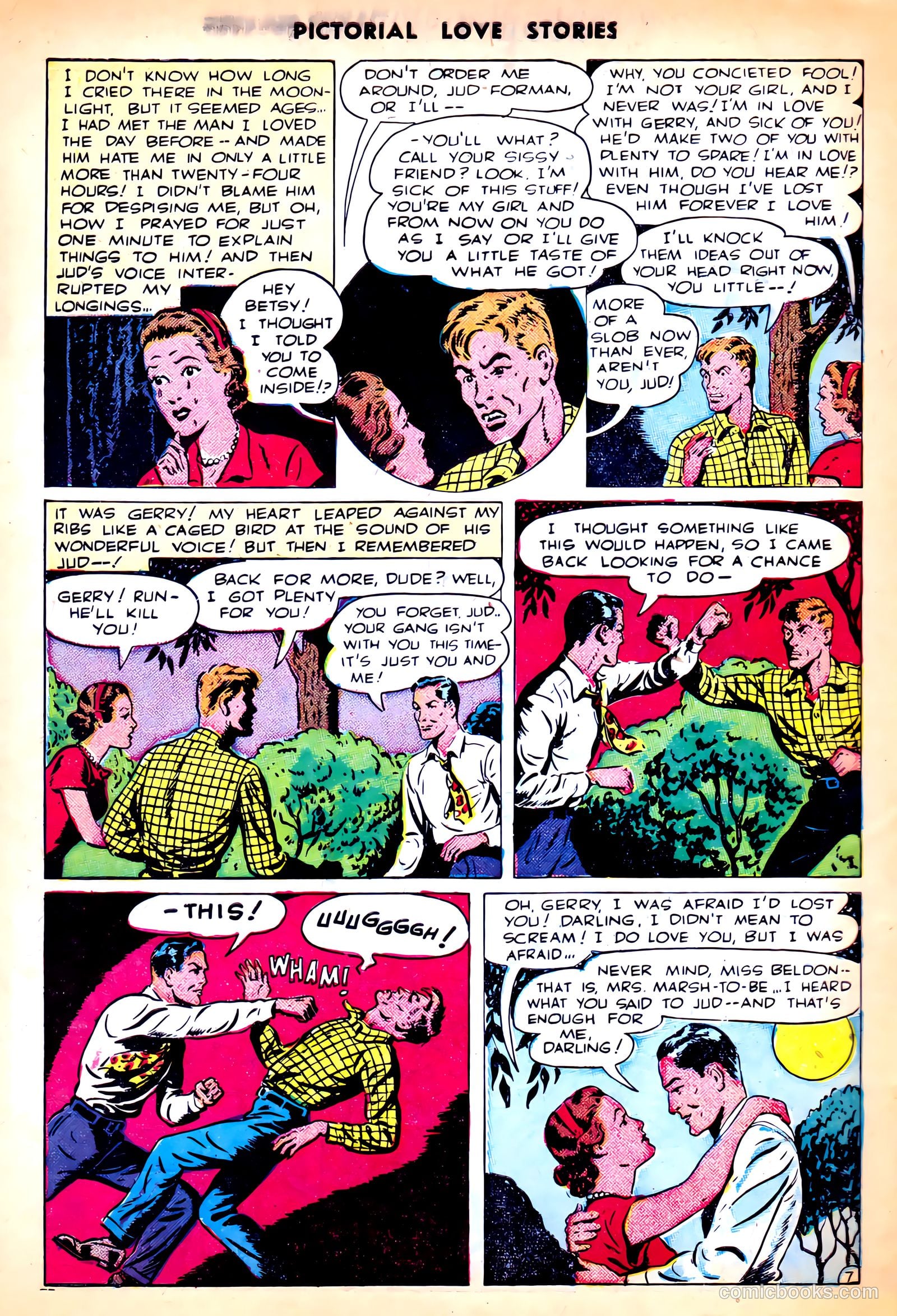 Pictorial Love Stories #23 (1950) — page 34 of 36