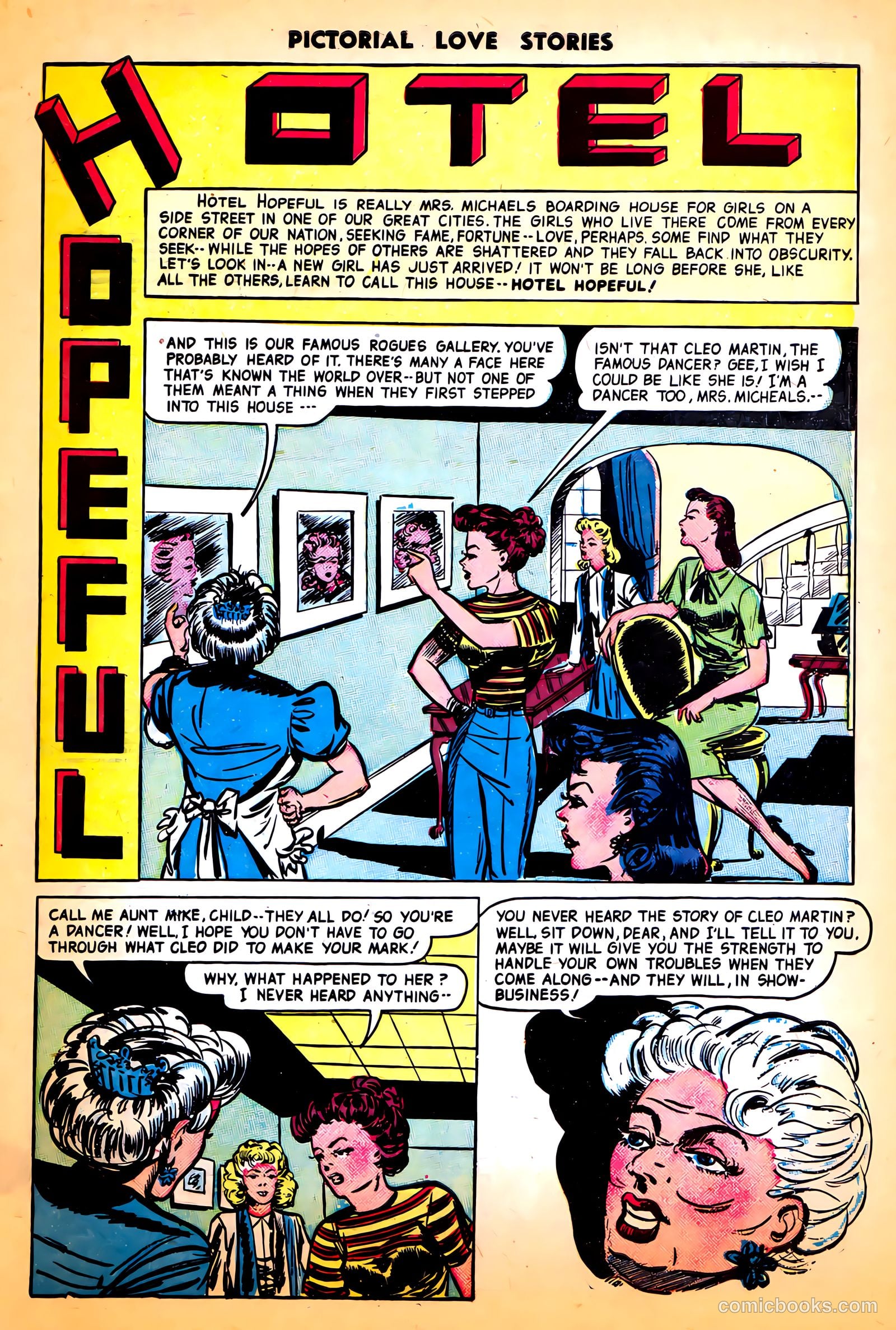 Pictorial Love Stories #24 (1950) — page 3 of 37