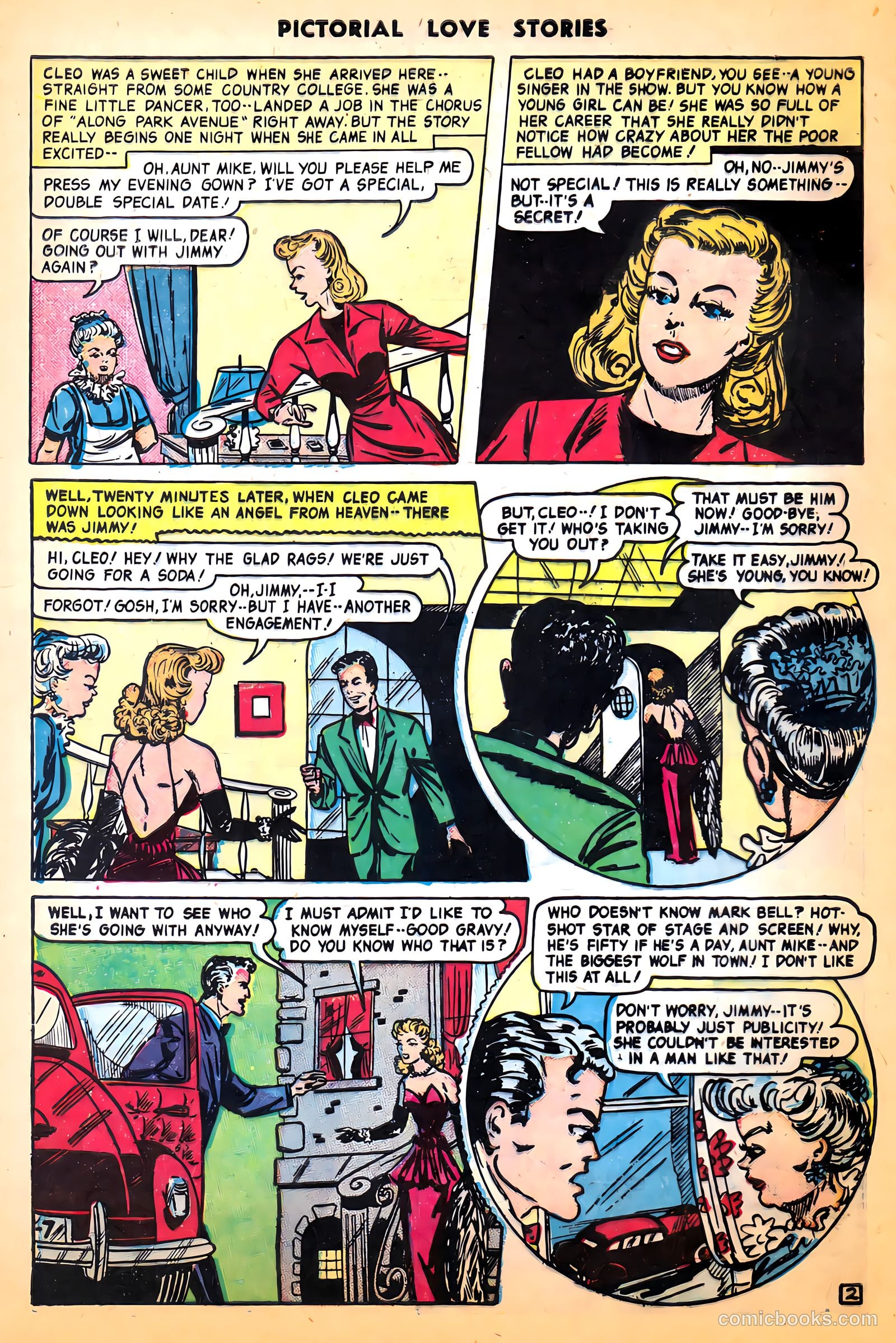 Pictorial Love Stories #24 (1950) — page 4 of 37