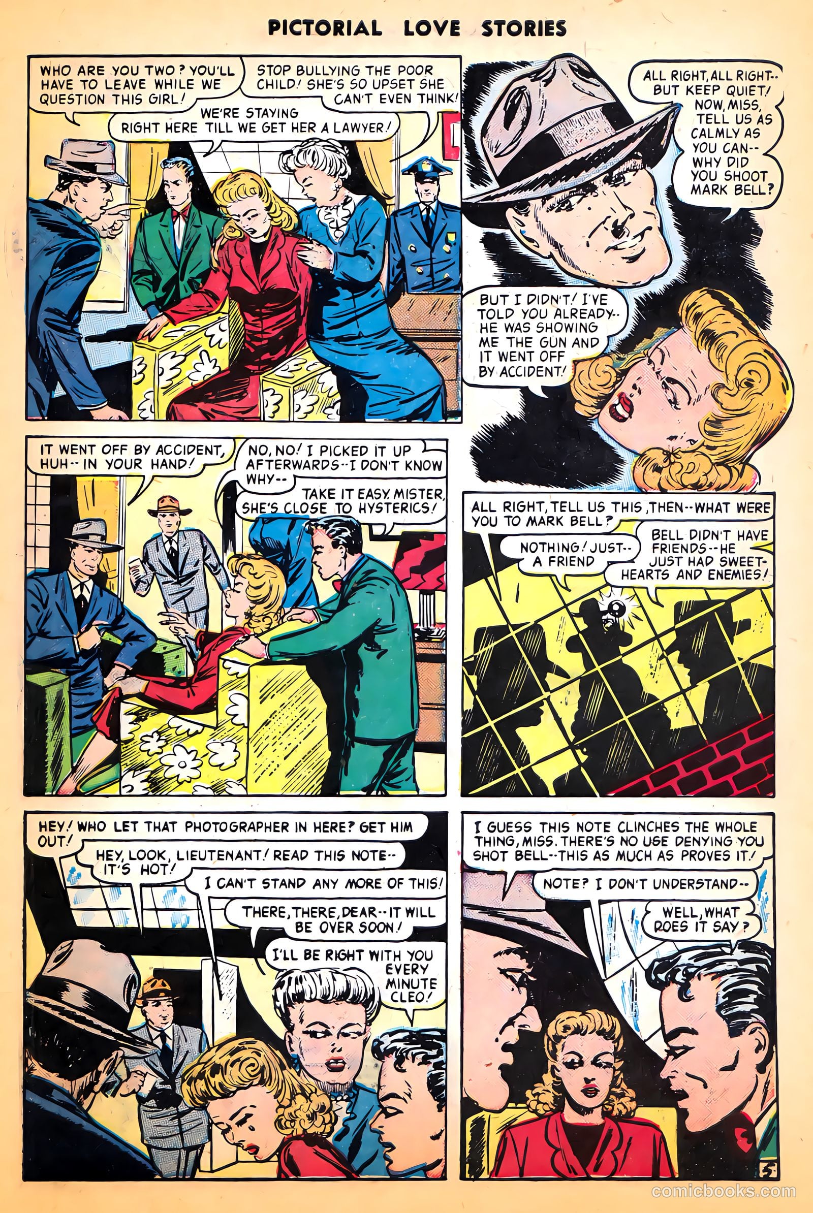 Pictorial Love Stories #24 (1950) — page 7 of 37