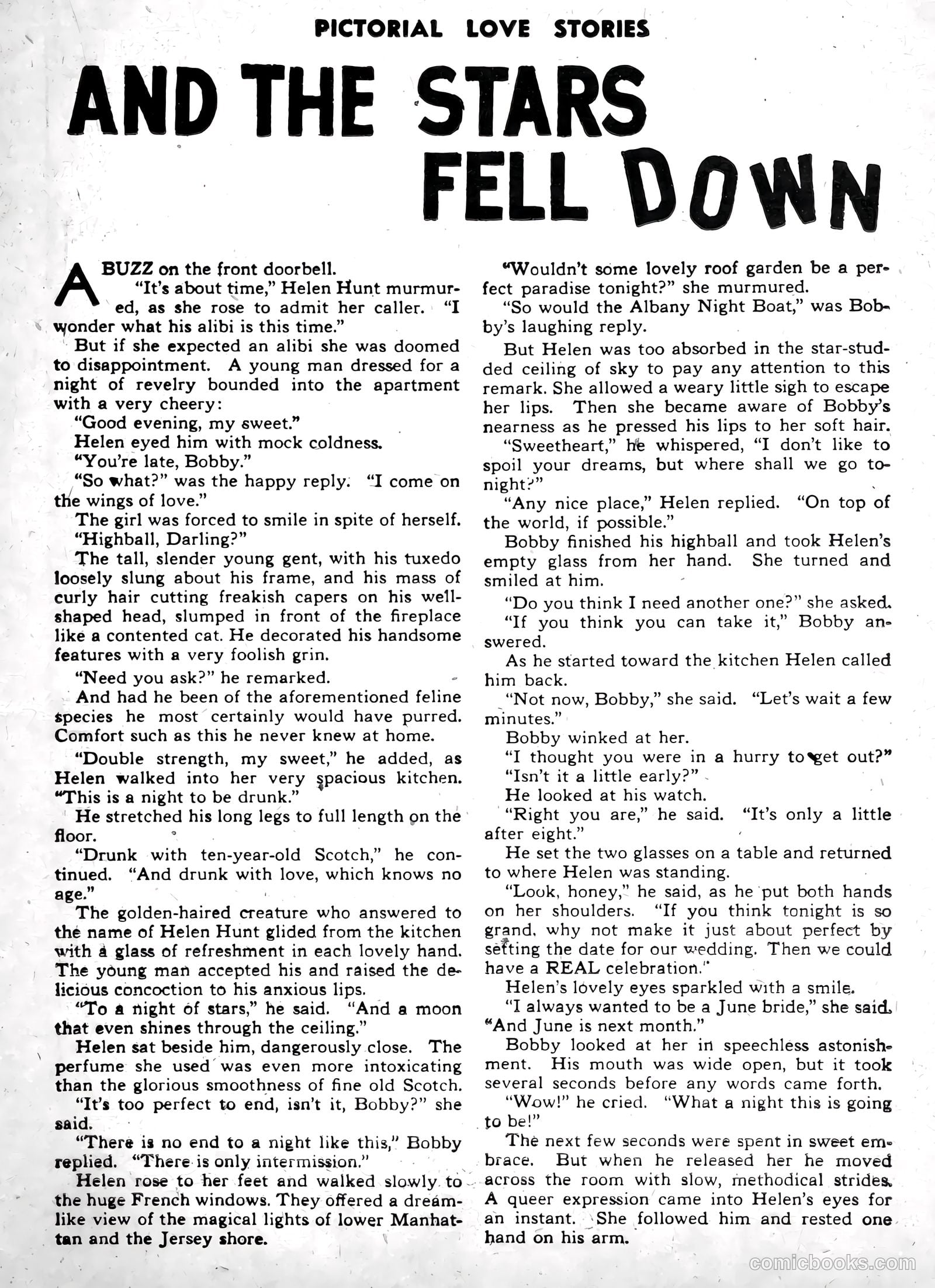 Pictorial Love Stories #24 (1950) — page 17 of 37
