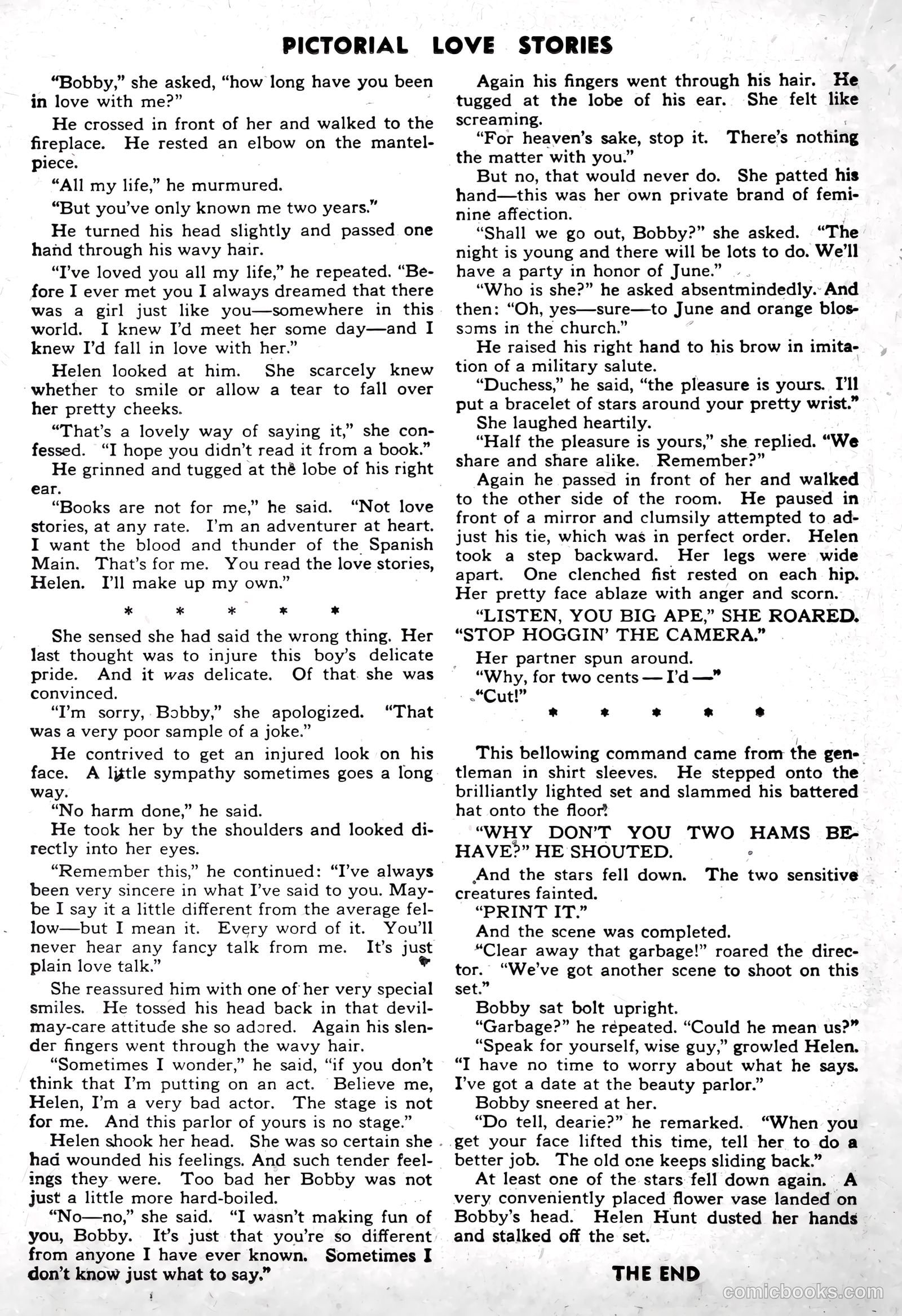 Pictorial Love Stories #24 (1950) — page 18 of 37