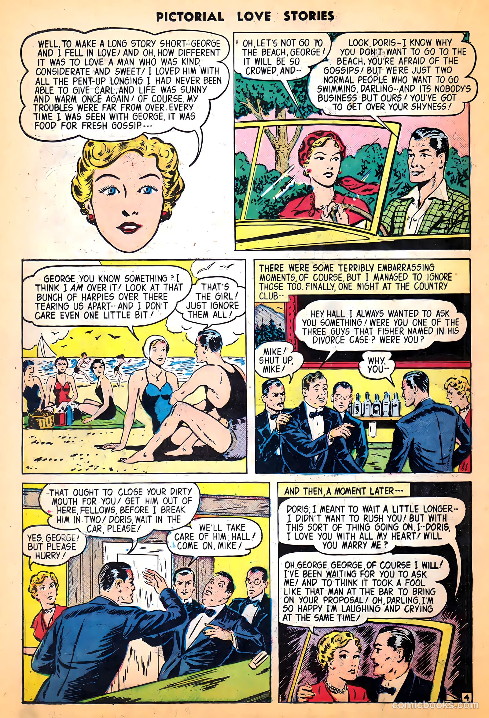 Pictorial Love Stories #24 (1950) — page 22 of 37