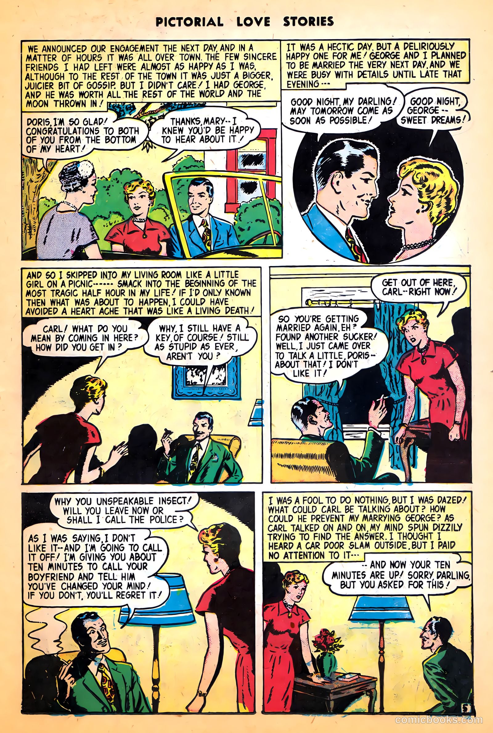 Pictorial Love Stories #24 (1950) — page 23 of 37