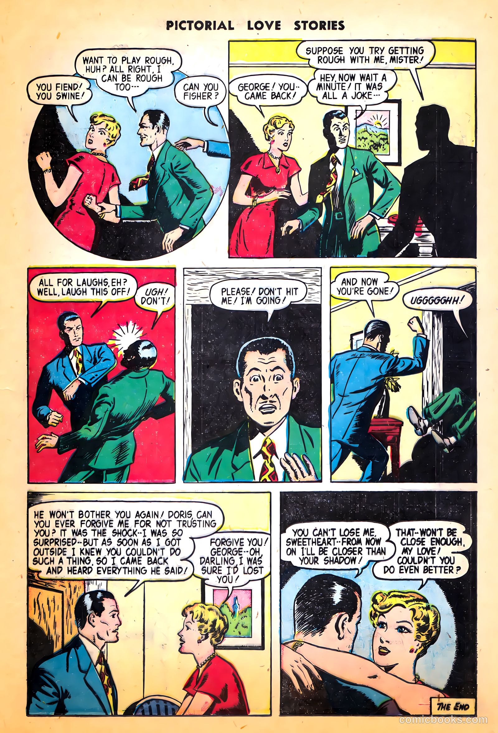 Pictorial Love Stories #24 (1950) — page 25 of 37