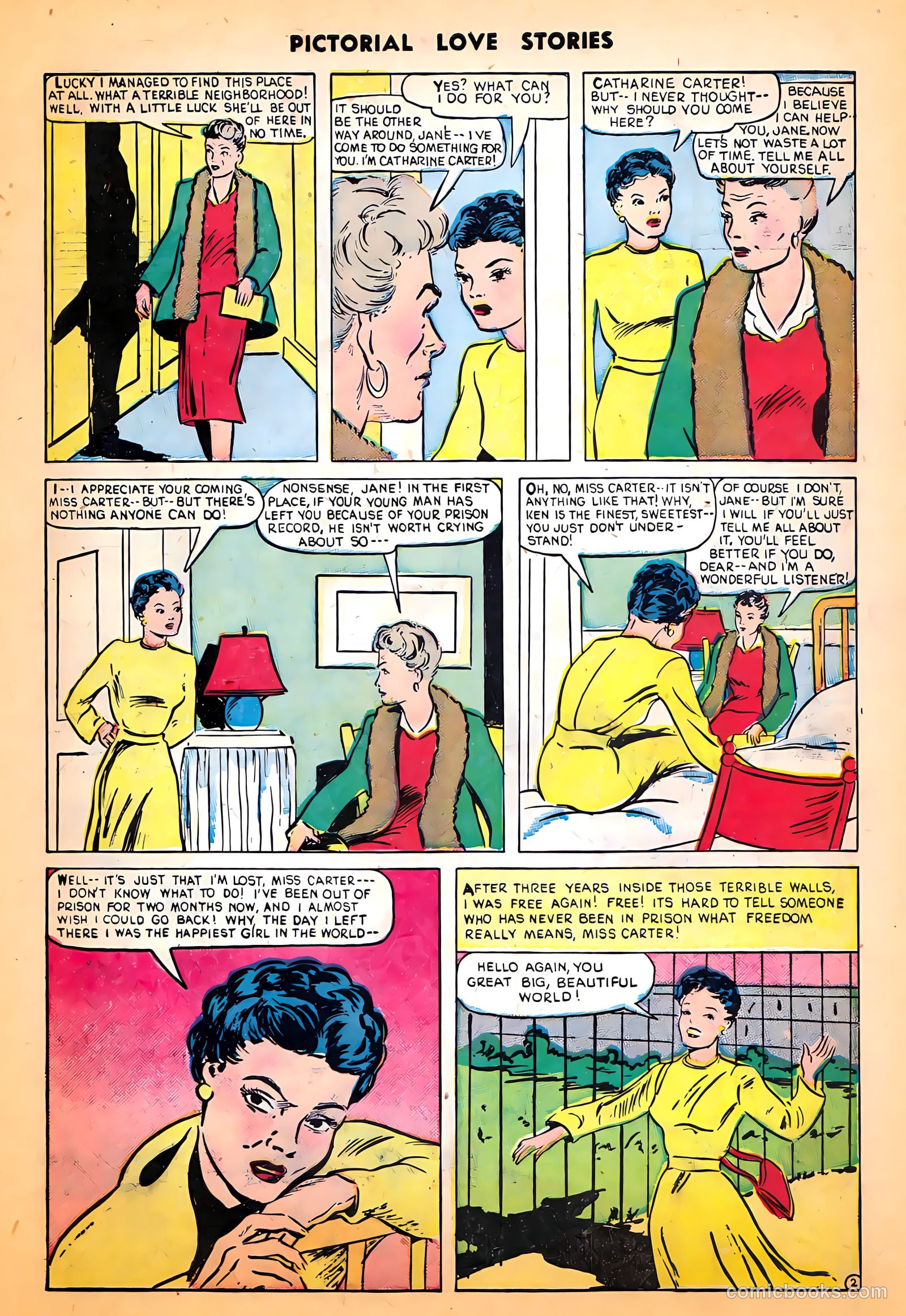 Pictorial Love Stories #24 (1950) — page 27 of 37