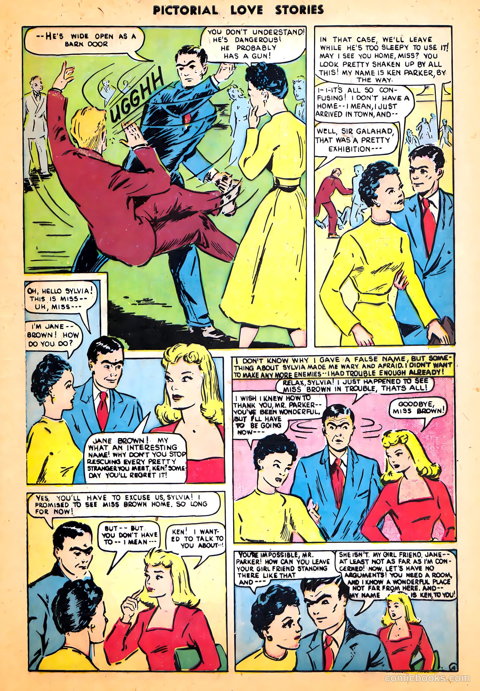 Pictorial Love Stories #24 (1950) — page 29 of 37