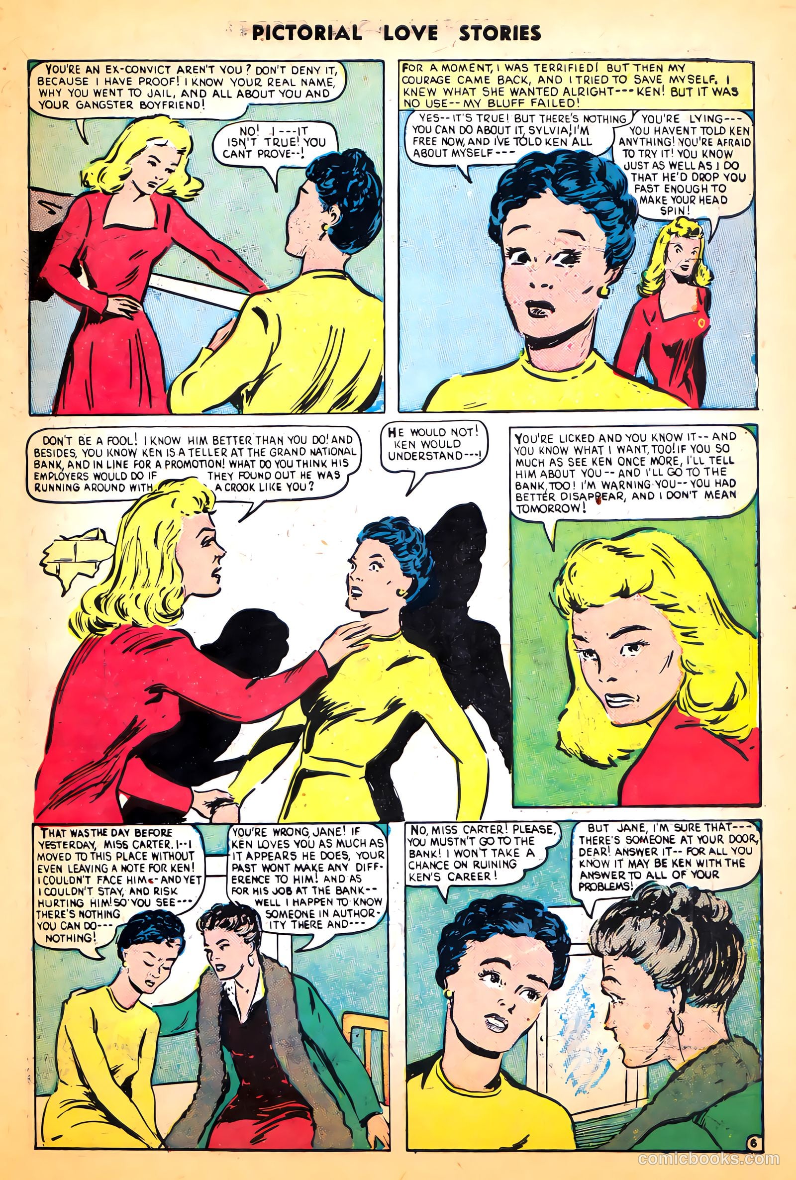 Pictorial Love Stories #24 (1950) — page 31 of 37