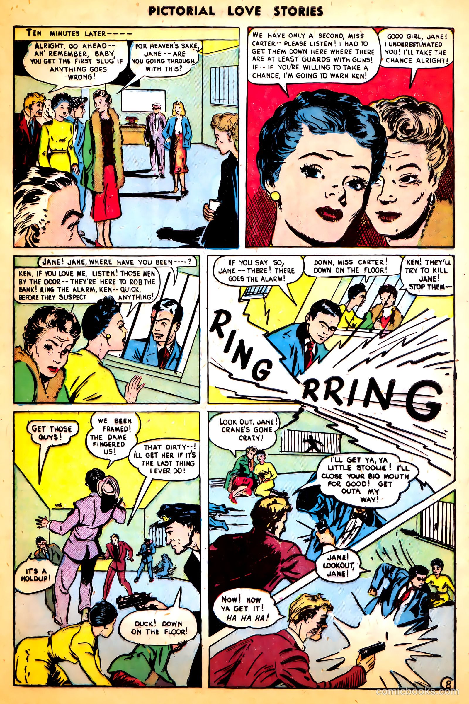 Pictorial Love Stories #24 (1950) — page 33 of 37