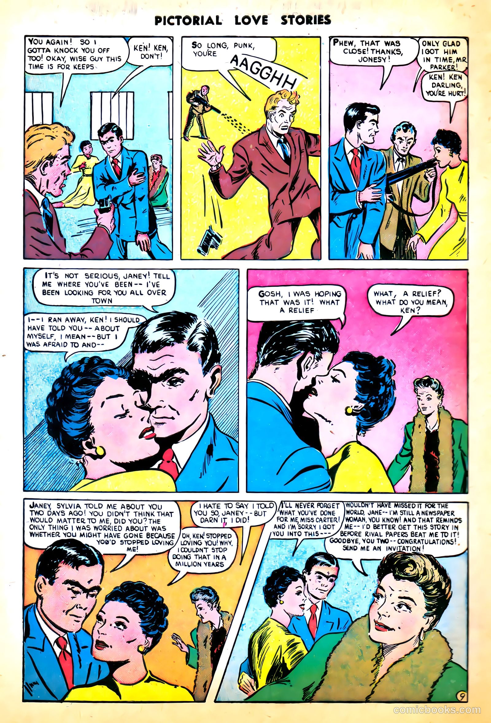 Pictorial Love Stories #24 (1950) — page 34 of 37
