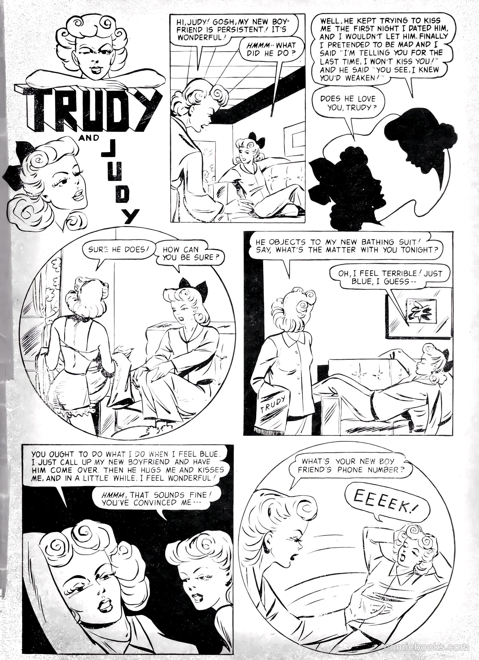 Pictorial Love Stories #24 (1950) — page 35 of 37
