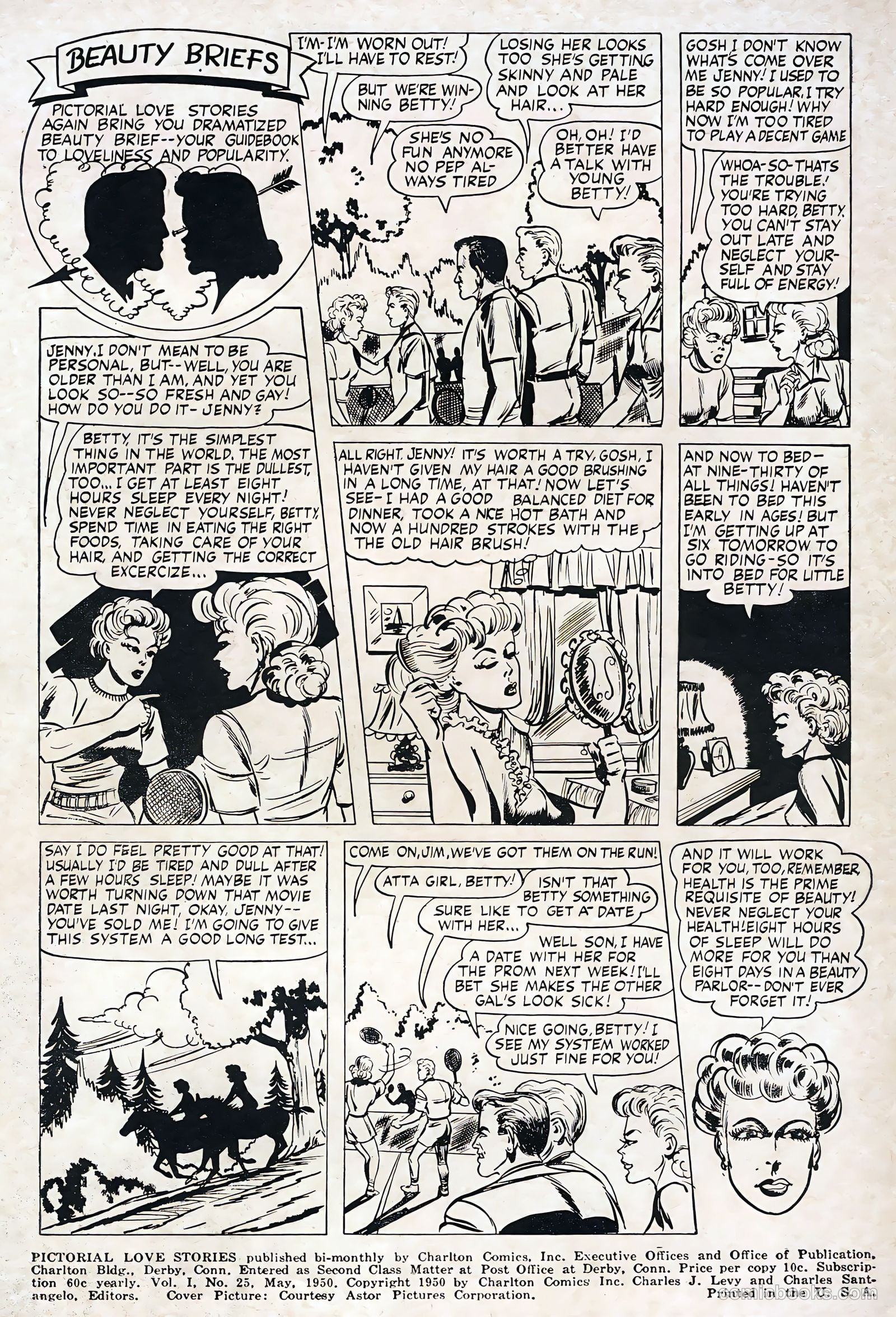 Pictorial Love Stories #25 (1950) — page 2 of 36