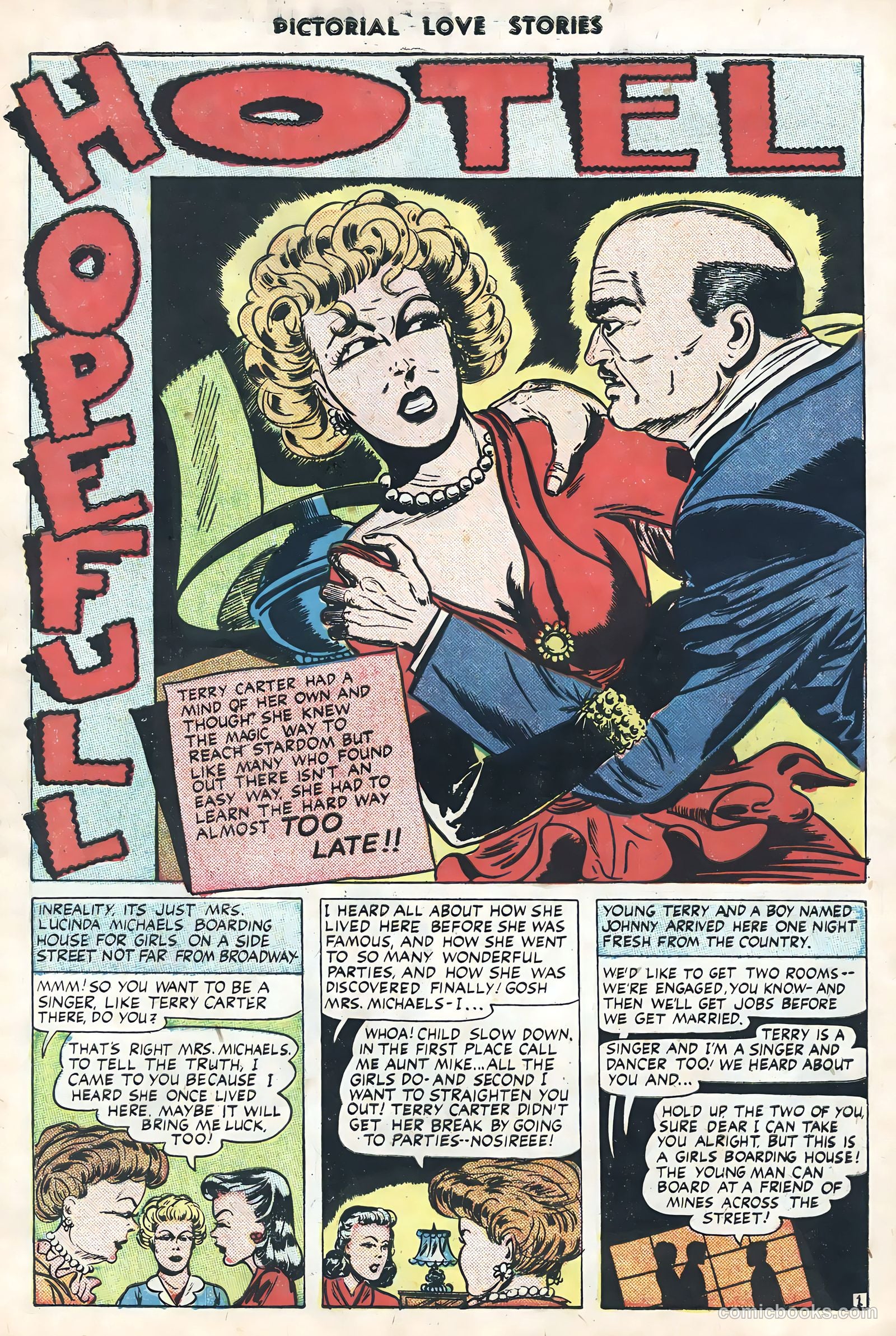 Pictorial Love Stories #25 (1950) — page 3 of 36