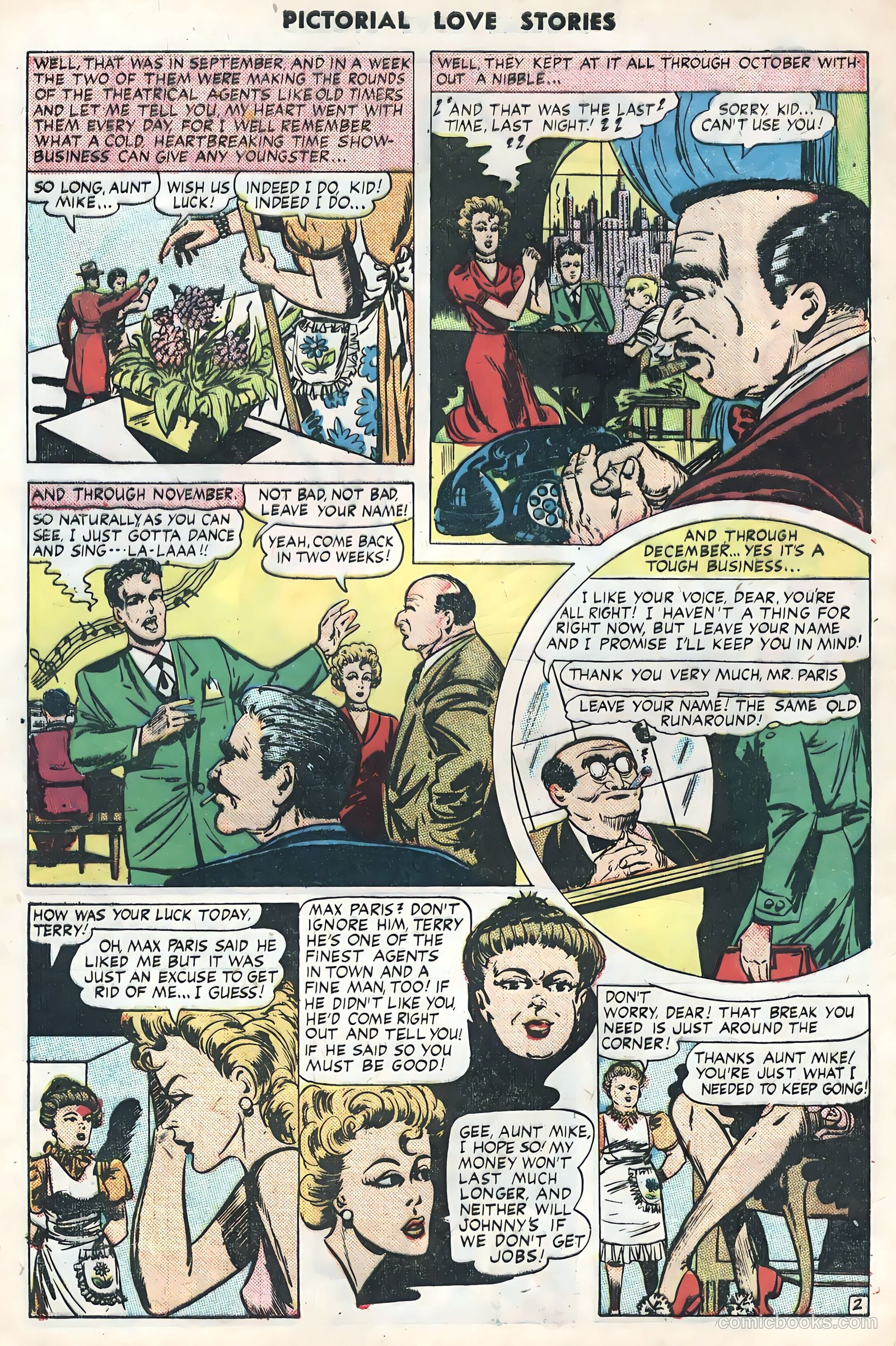 Pictorial Love Stories #25 (1950) — page 4 of 36