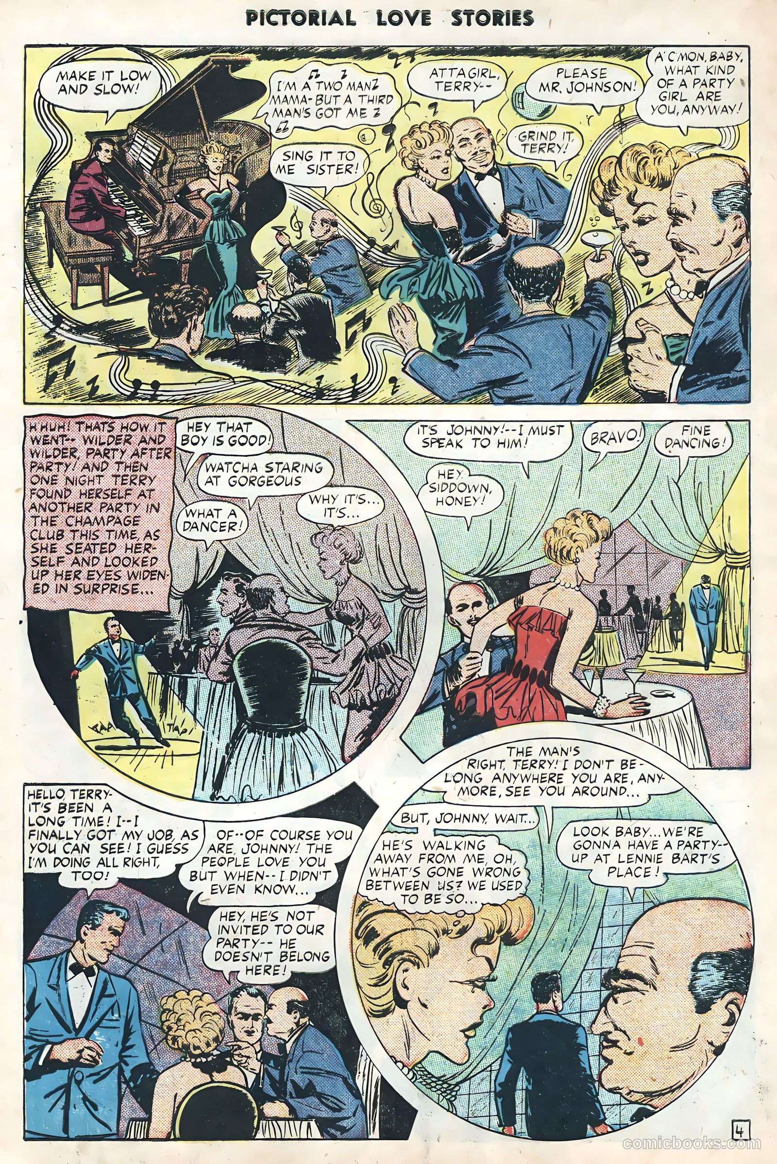 Pictorial Love Stories #25 (1950) — page 6 of 36