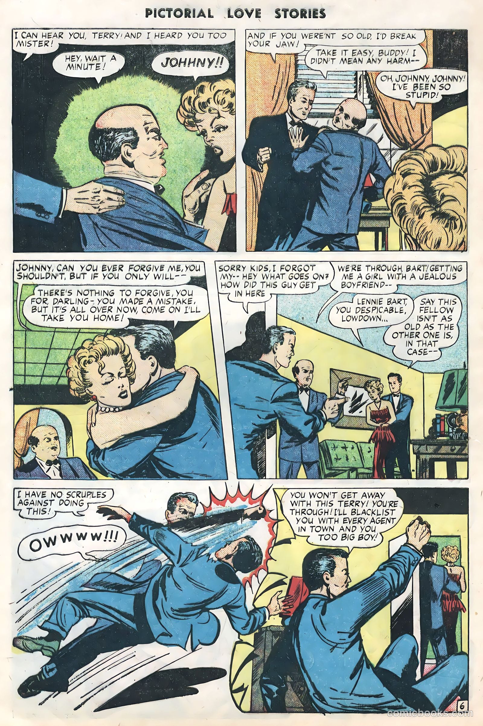Pictorial Love Stories #25 (1950) — page 8 of 36