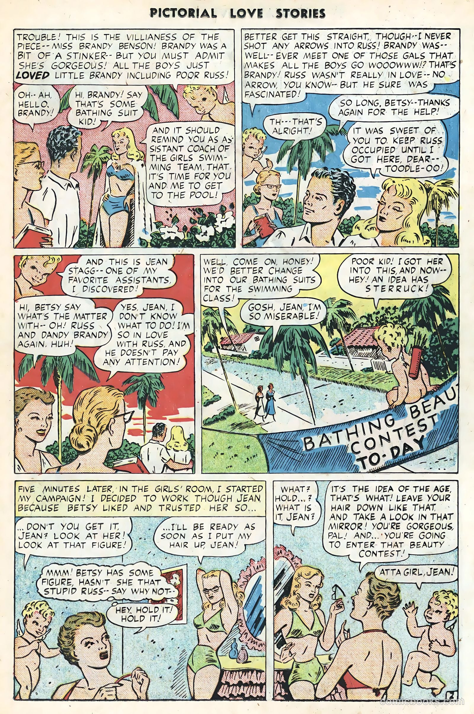 Pictorial Love Stories #25 (1950) — page 11 of 36