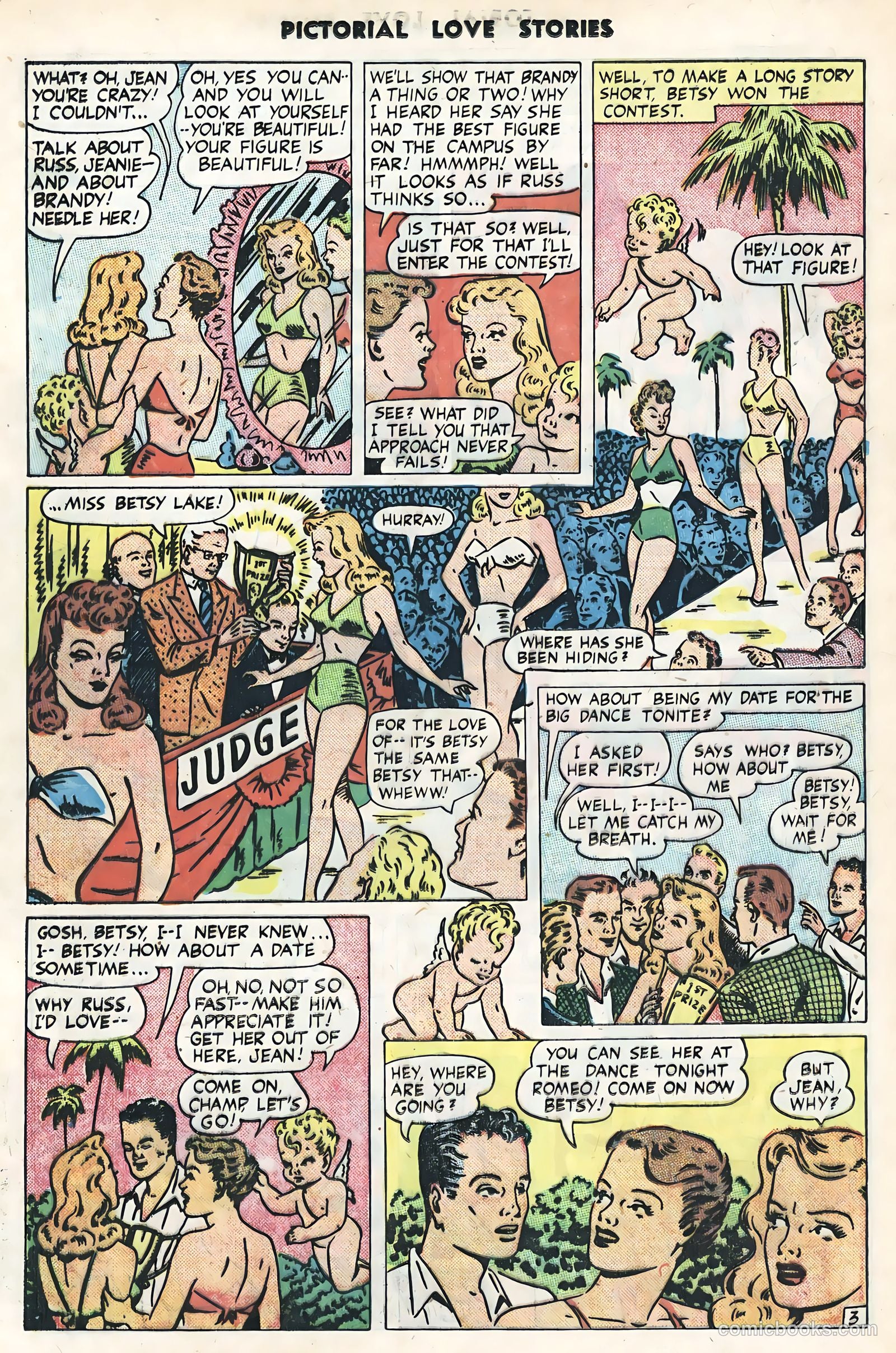 Pictorial Love Stories #25 (1950) — page 12 of 36
