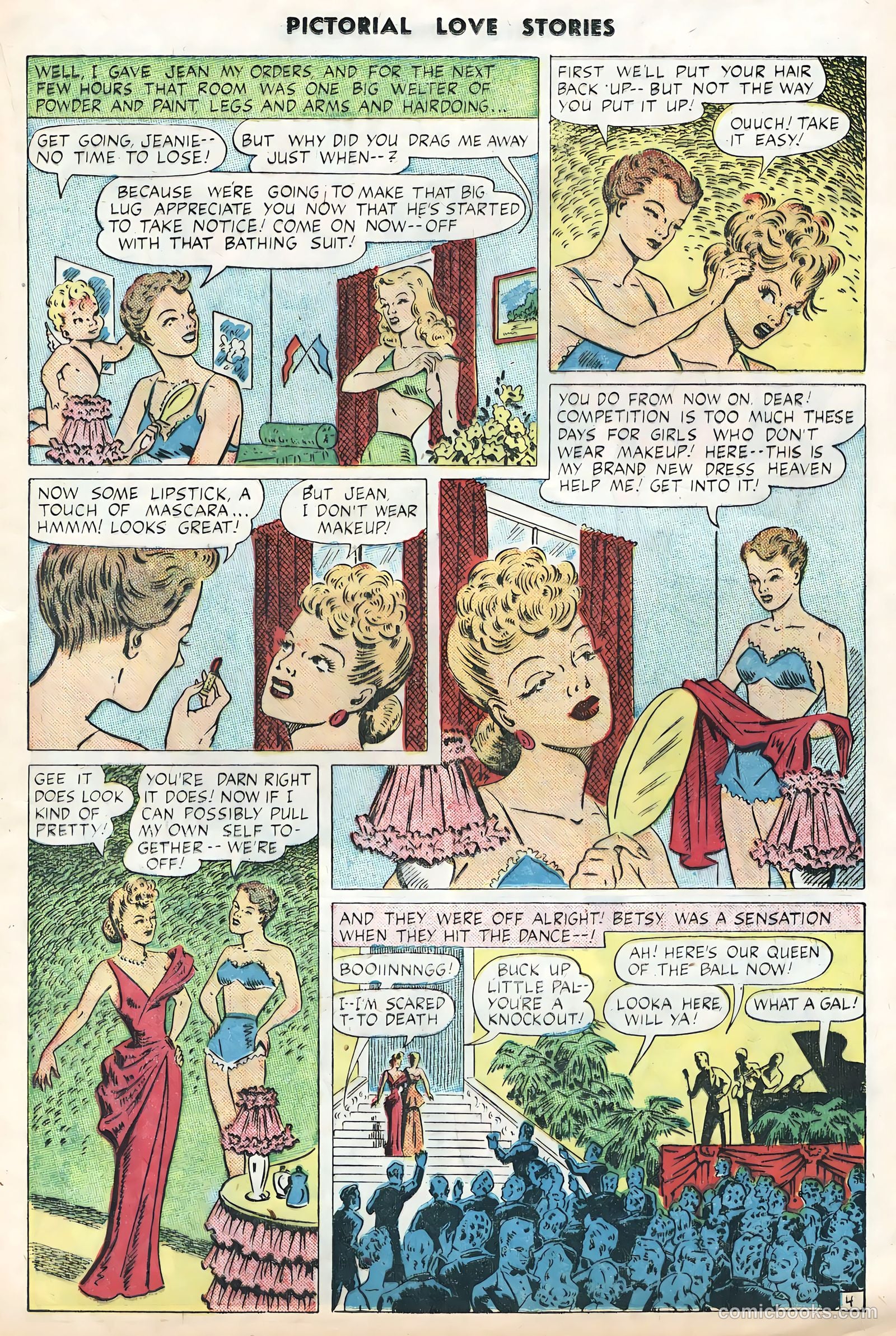 Pictorial Love Stories #25 (1950) — page 13 of 36