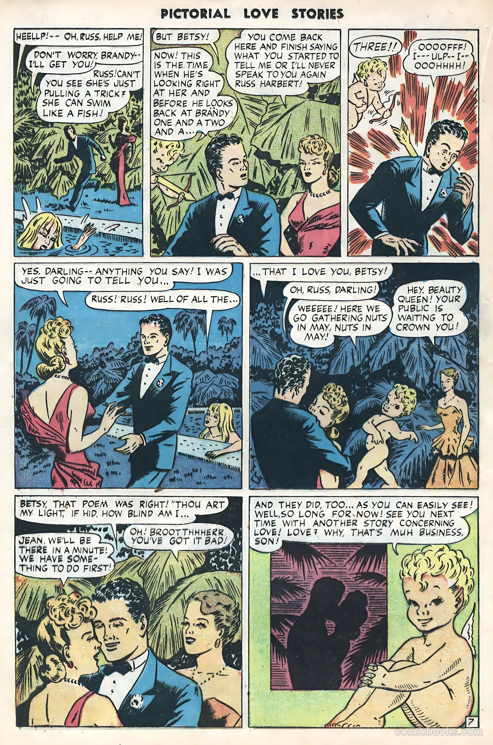 Pictorial Love Stories #25 (1950) — page 16 of 36