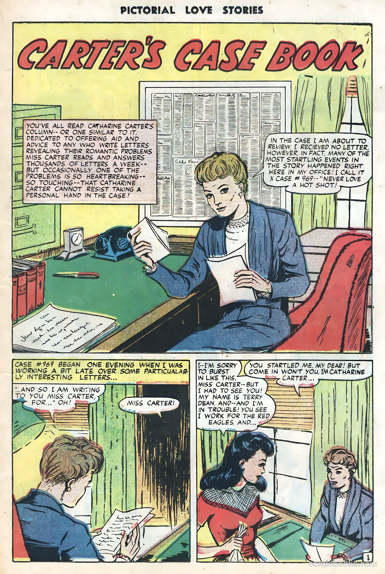 Pictorial Love Stories #25 (1950) — page 19 of 36