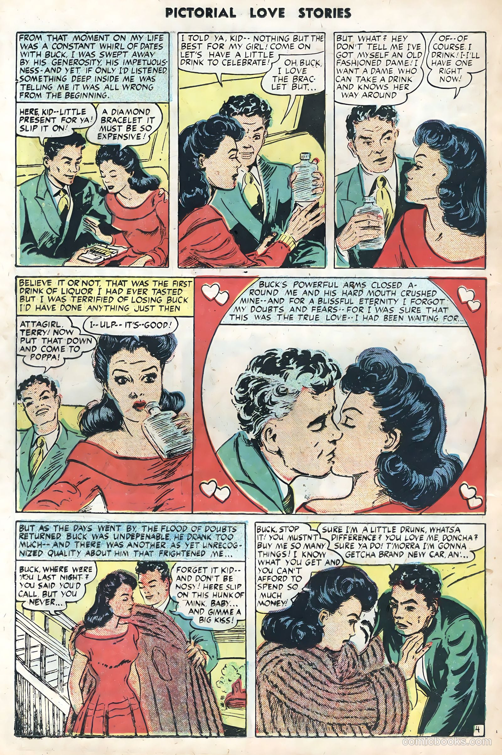 Pictorial Love Stories #25 (1950) — page 22 of 36