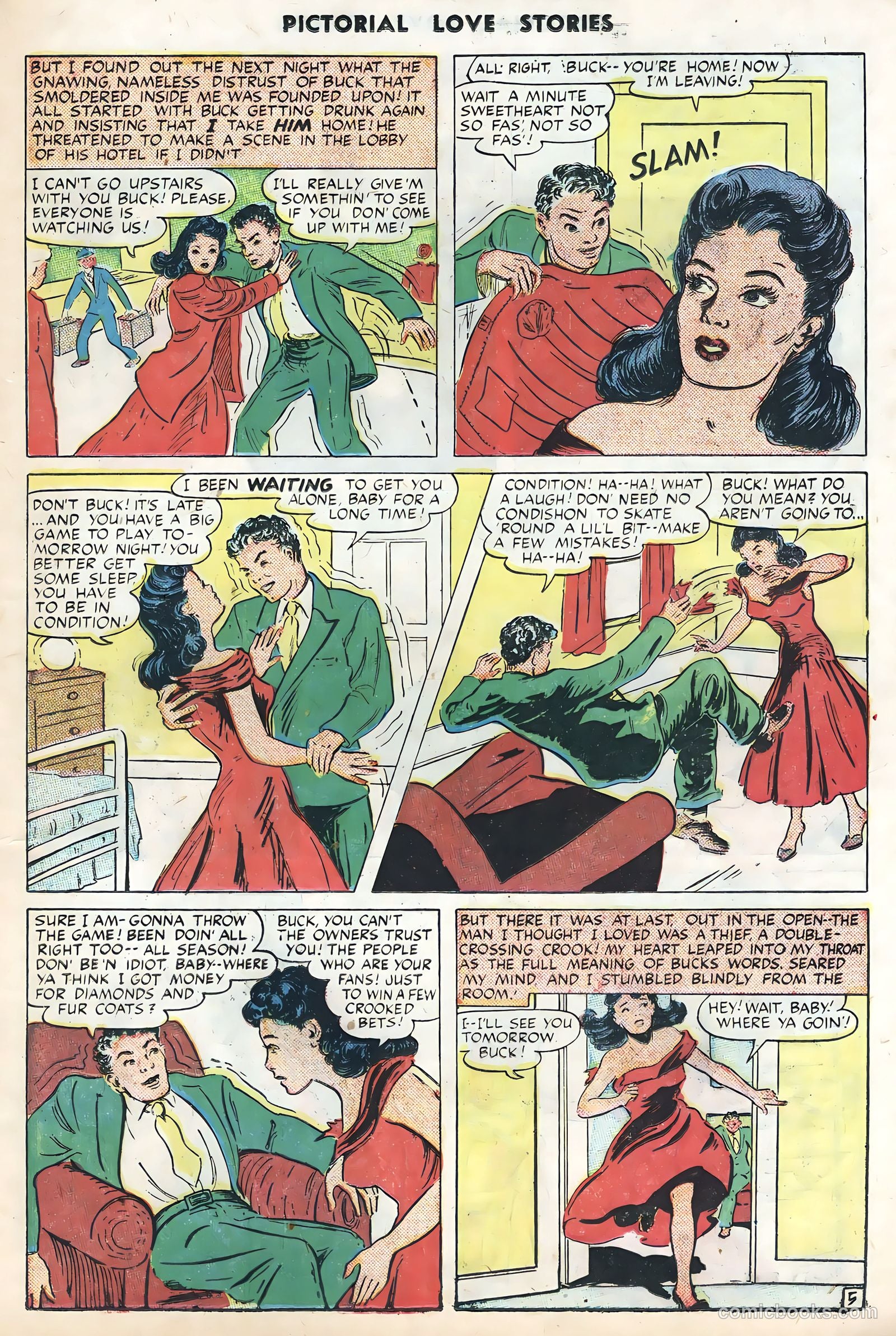 Pictorial Love Stories #25 (1950) — page 23 of 36