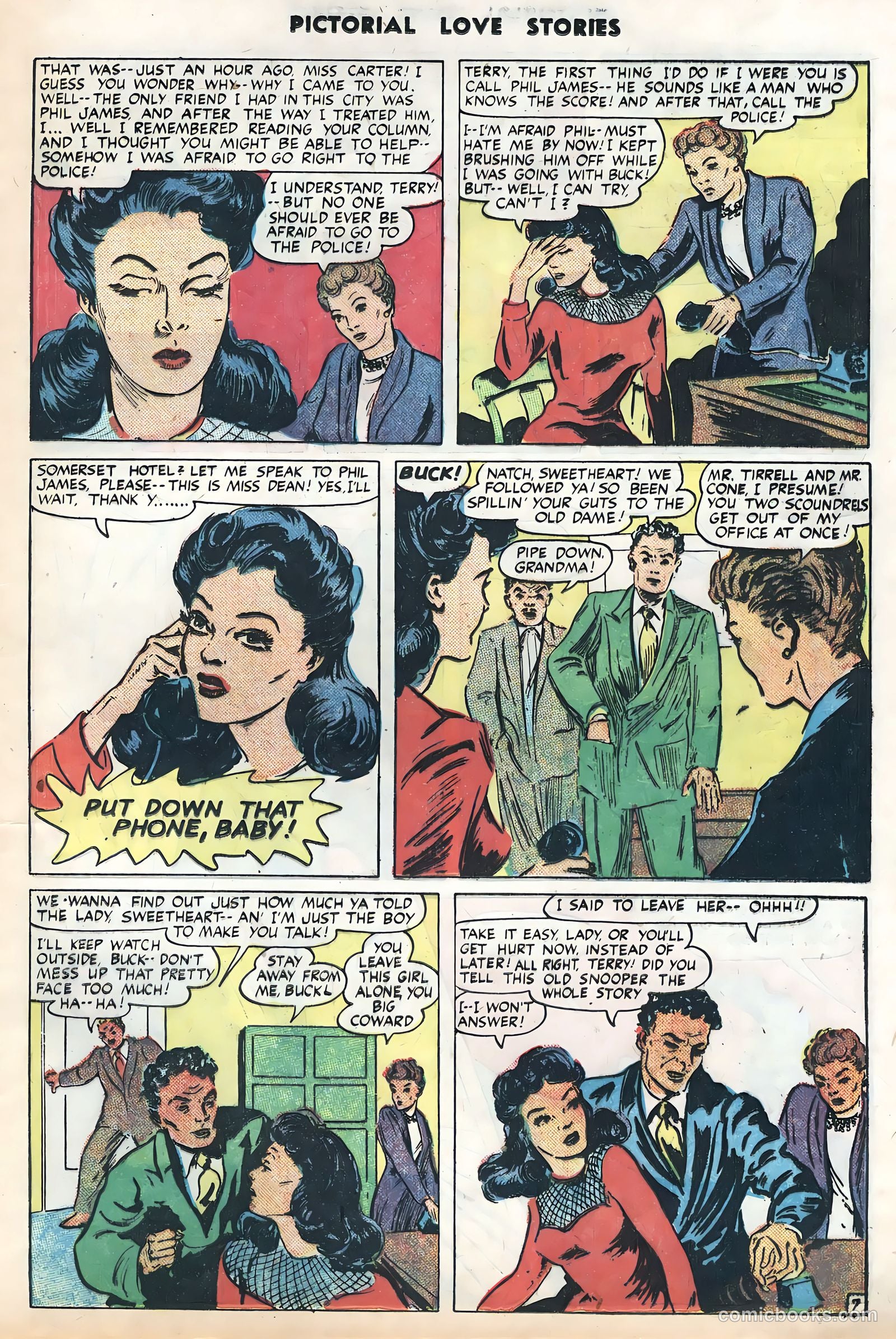 Pictorial Love Stories #25 (1950) — page 25 of 36