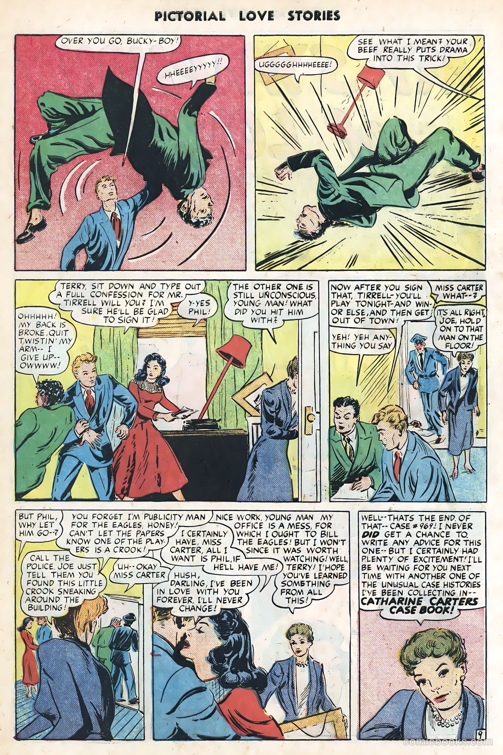 Pictorial Love Stories #25 (1950) — page 27 of 36
