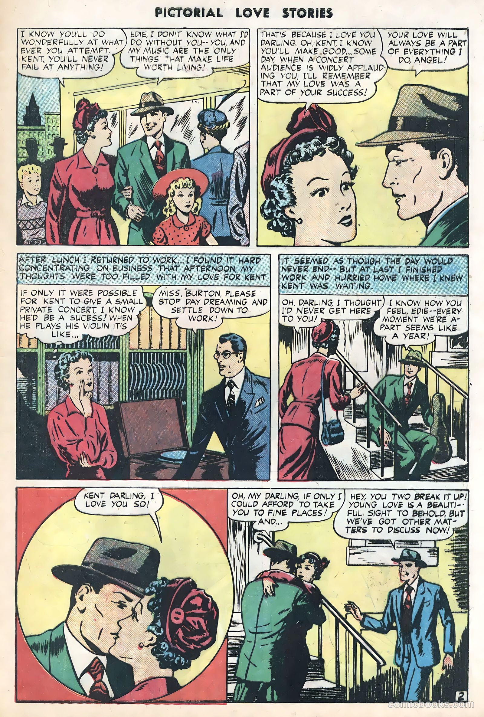 Pictorial Love Stories #25 (1950) — page 29 of 36