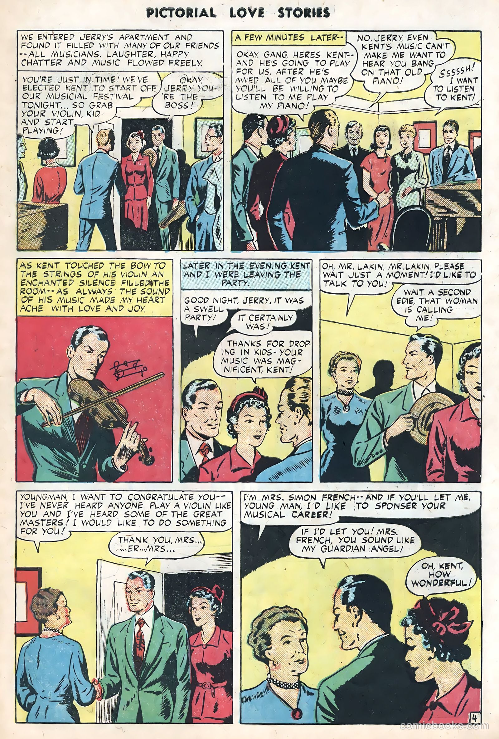 Pictorial Love Stories #25 (1950) — page 31 of 36
