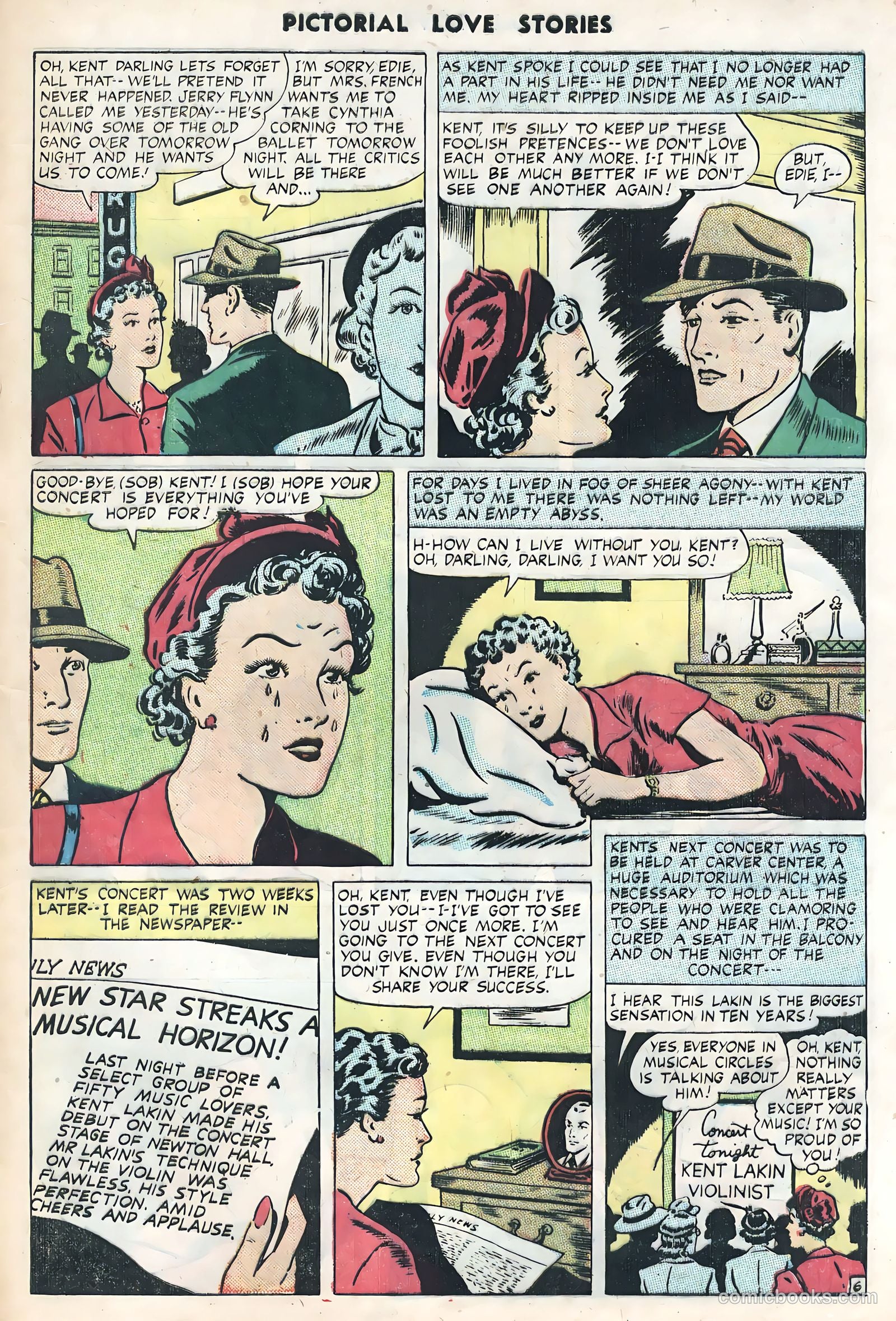Pictorial Love Stories #25 (1950) — page 33 of 36