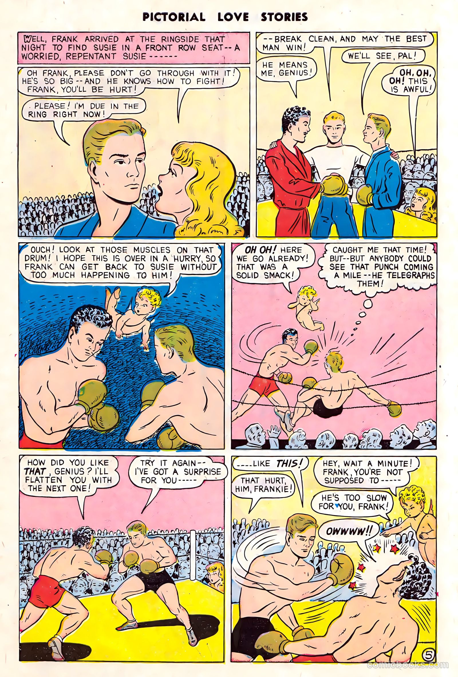Pictorial Love Stories #26 (1950) — page 7 of 37