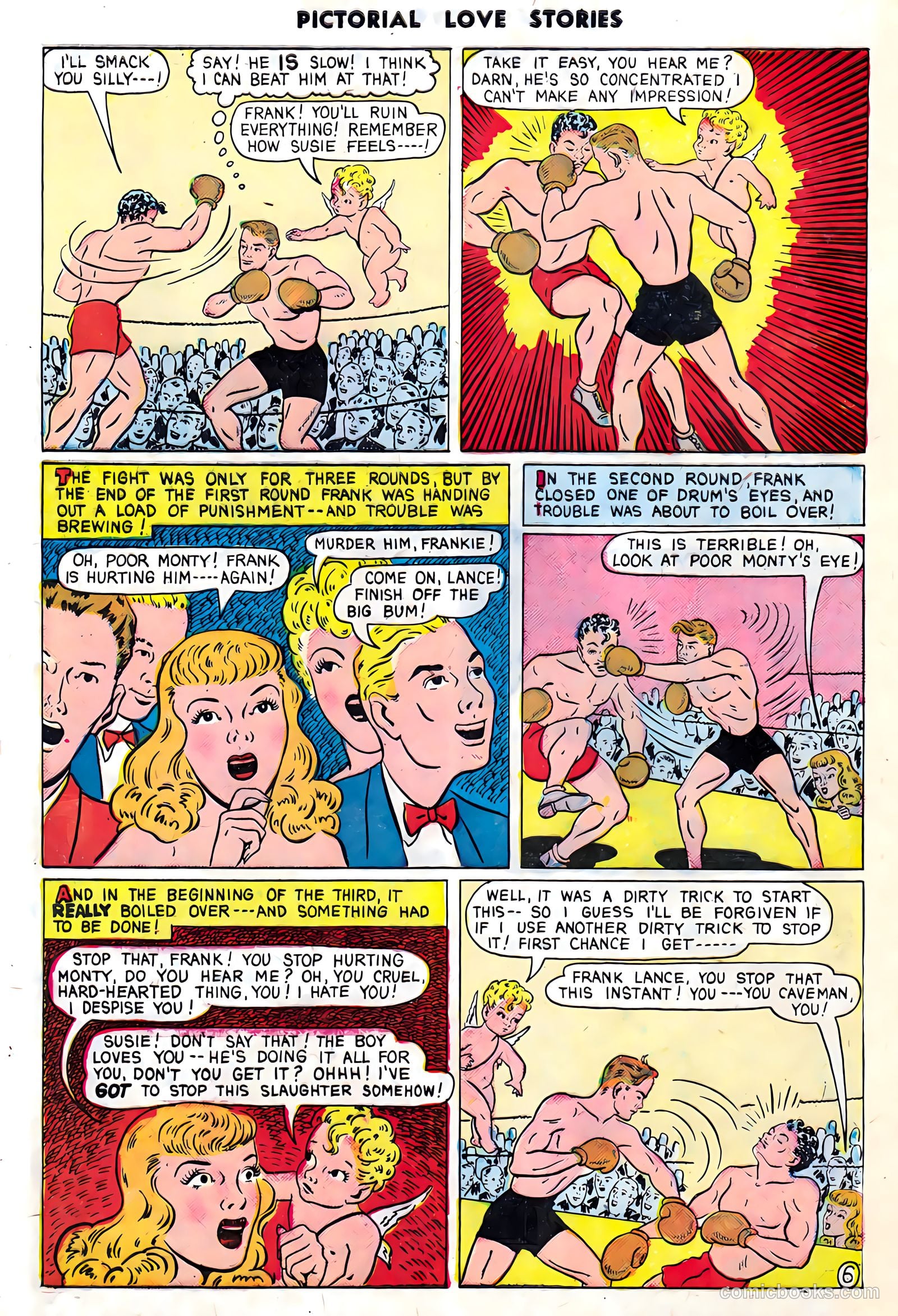 Pictorial Love Stories #26 (1950) — page 8 of 37