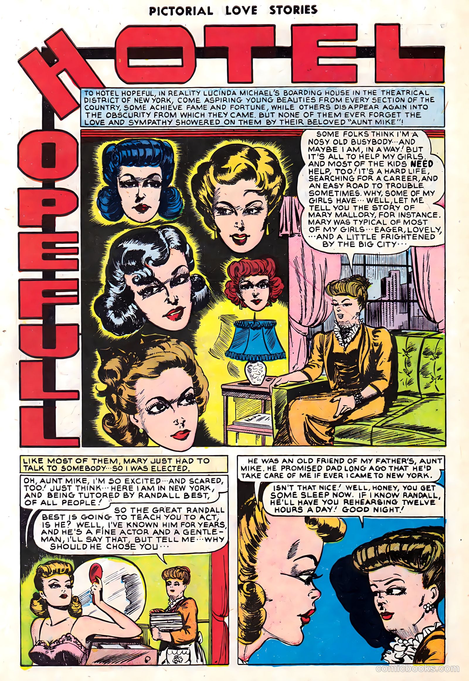 Pictorial Love Stories #26 (1950) — page 10 of 37