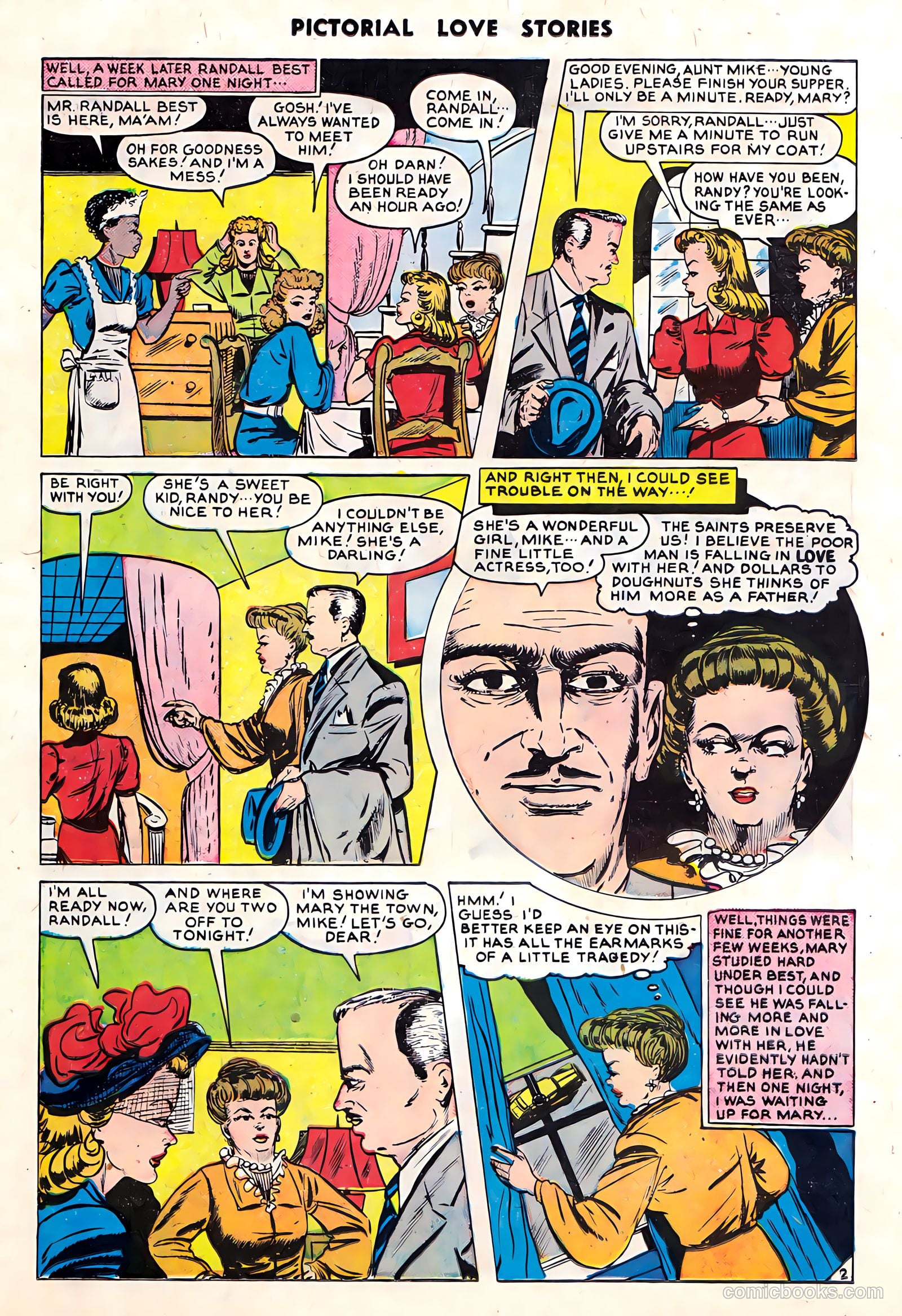 Pictorial Love Stories #26 (1950) — page 11 of 37