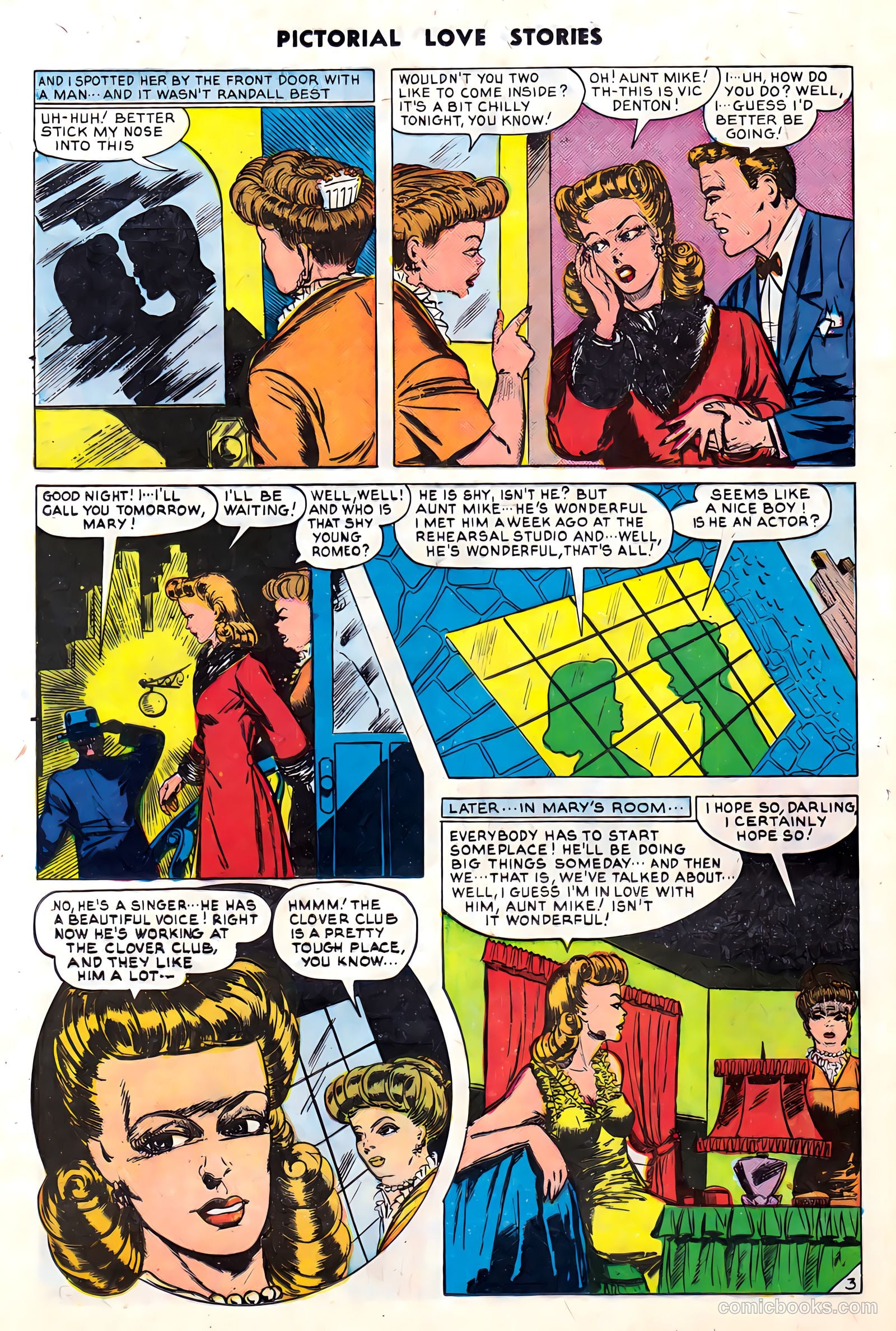 Pictorial Love Stories #26 (1950) — page 12 of 37