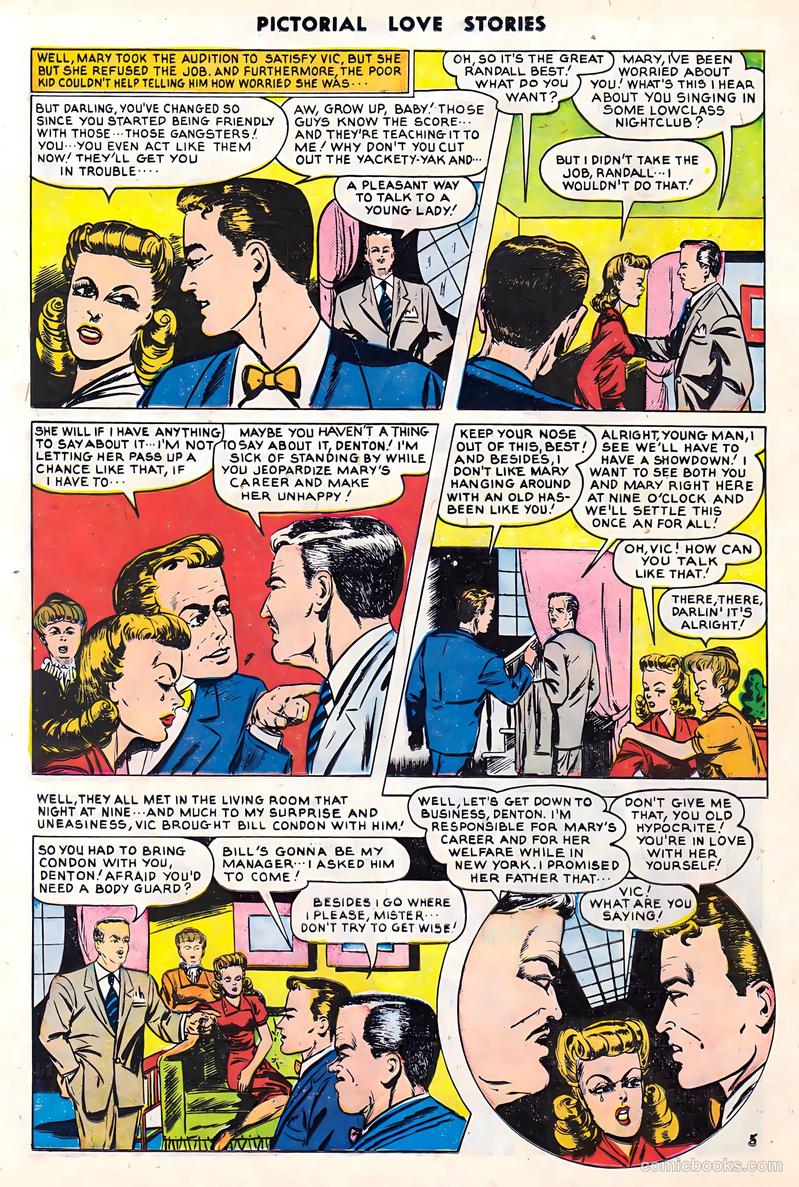 Pictorial Love Stories #26 (1950) — page 14 of 37