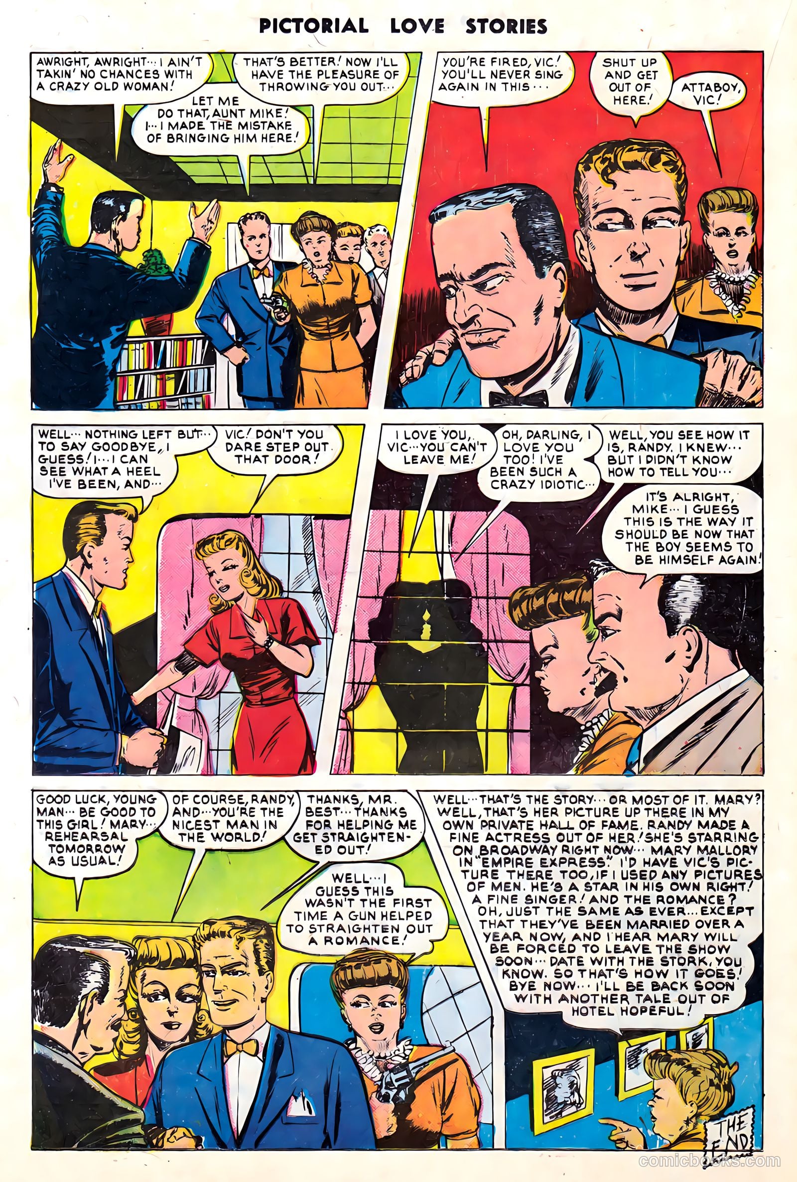 Pictorial Love Stories #26 (1950) — page 16 of 37
