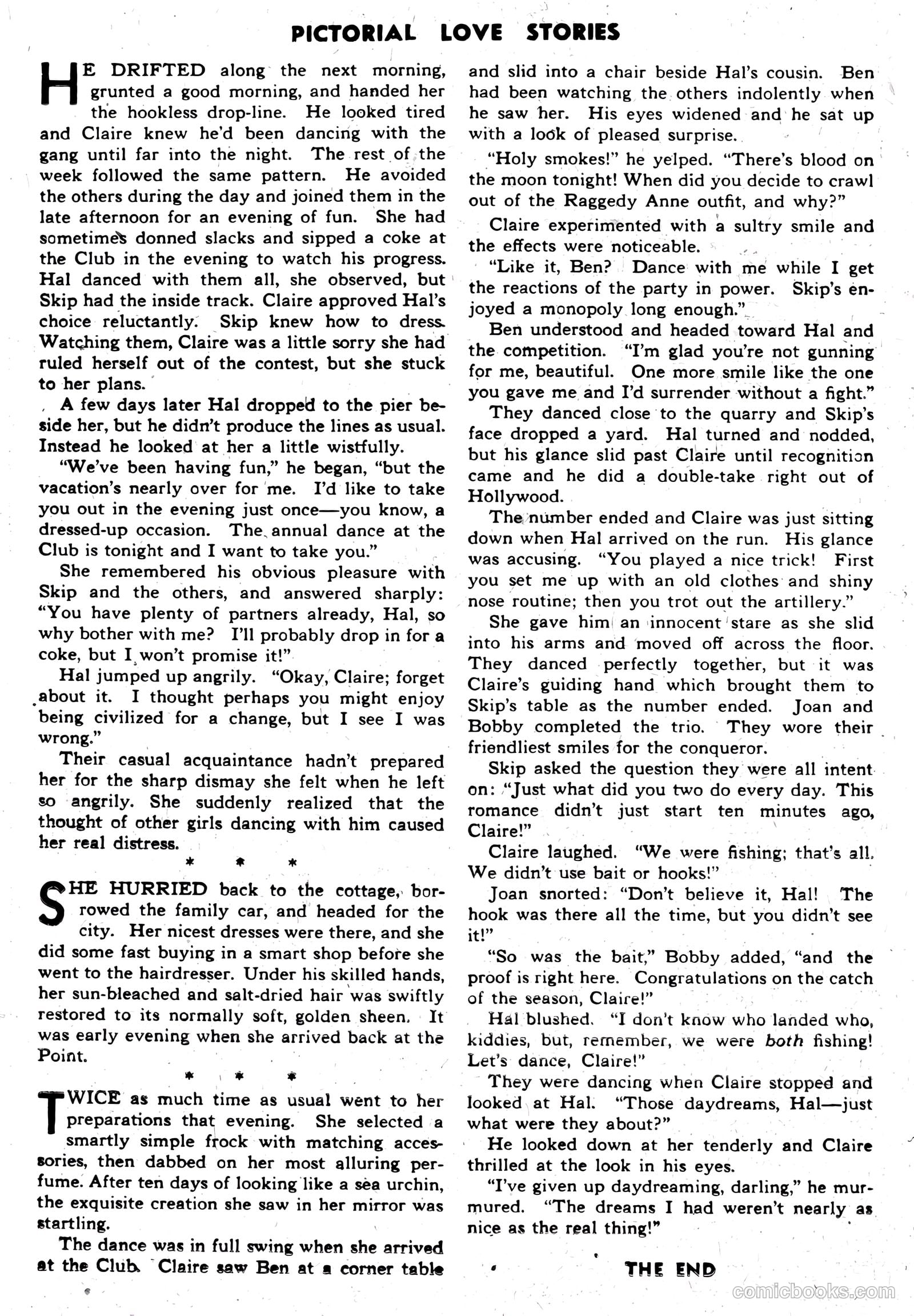 Pictorial Love Stories #26 (1950) — page 18 of 37