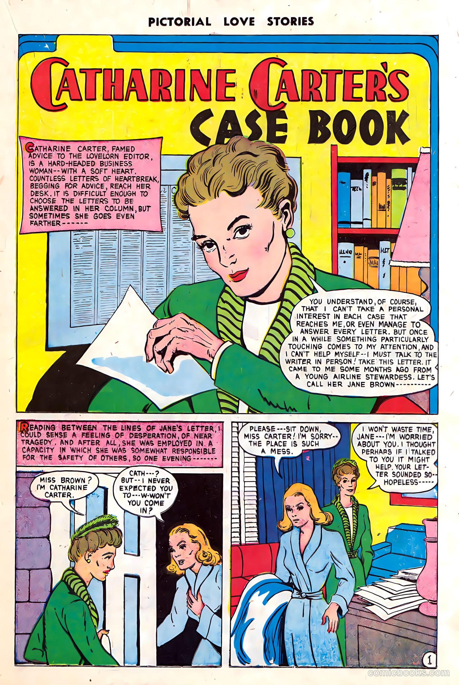 Pictorial Love Stories #26 (1950) — page 19 of 37