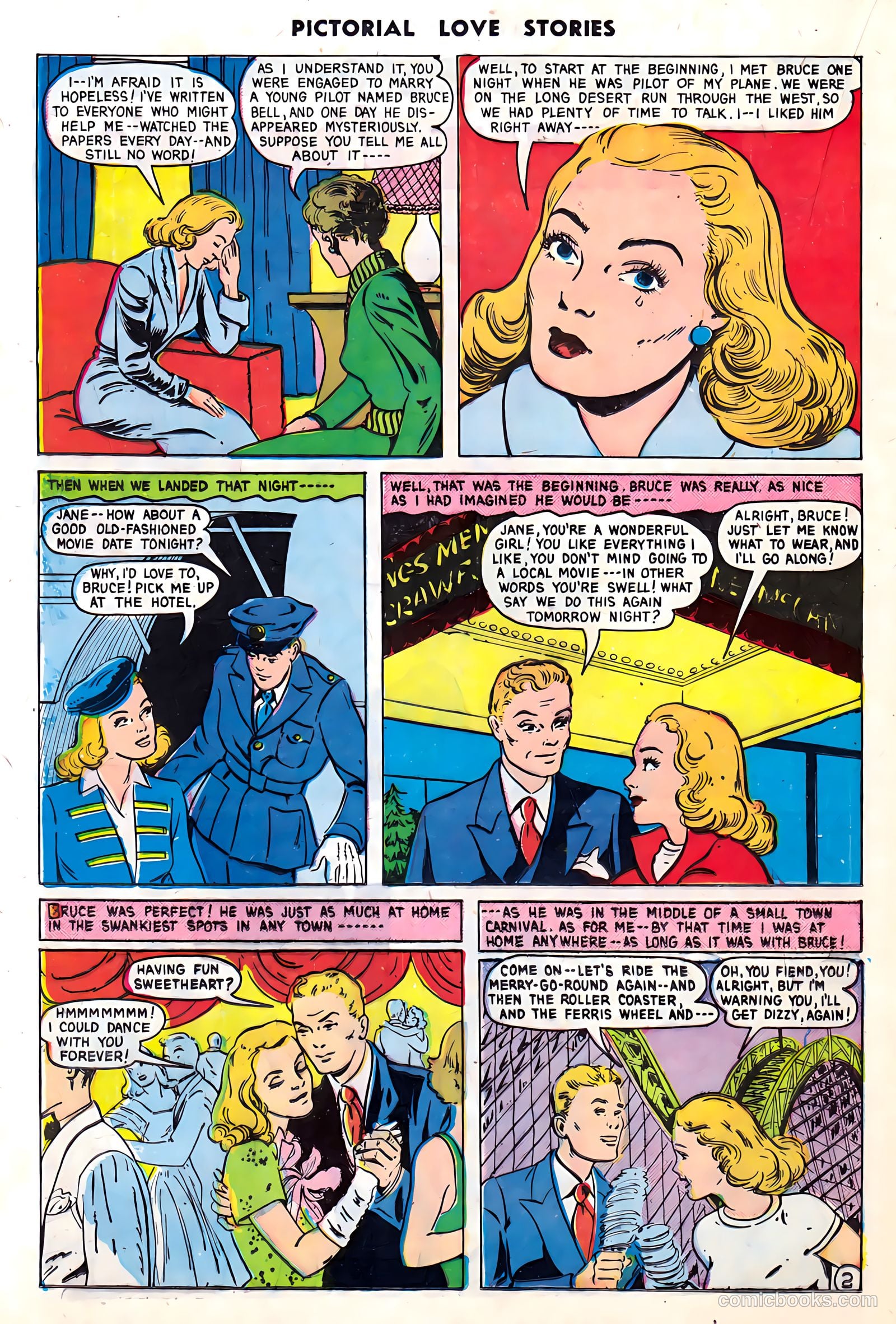 Pictorial Love Stories #26 (1950) — page 20 of 37