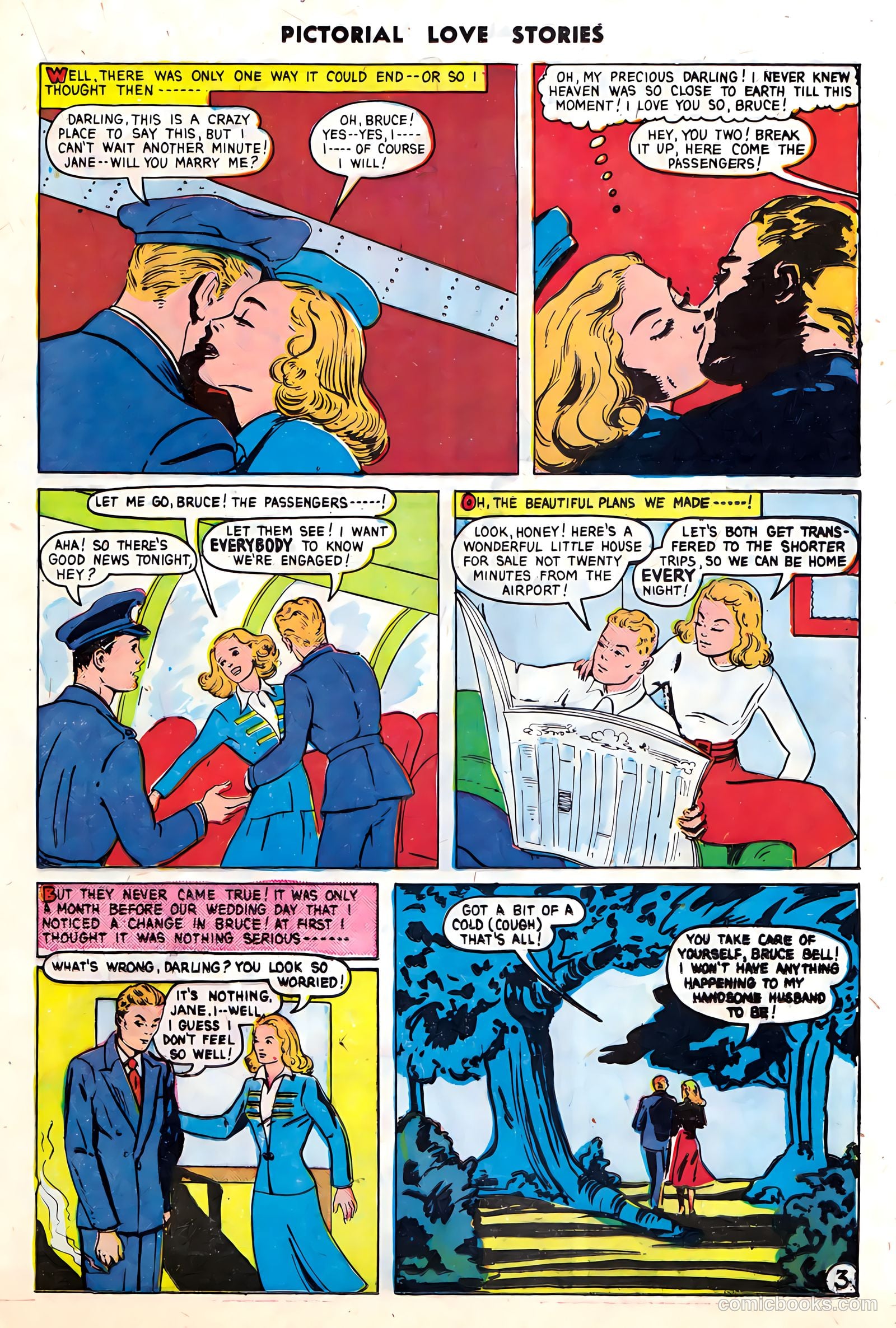 Pictorial Love Stories #26 (1950) — page 21 of 37