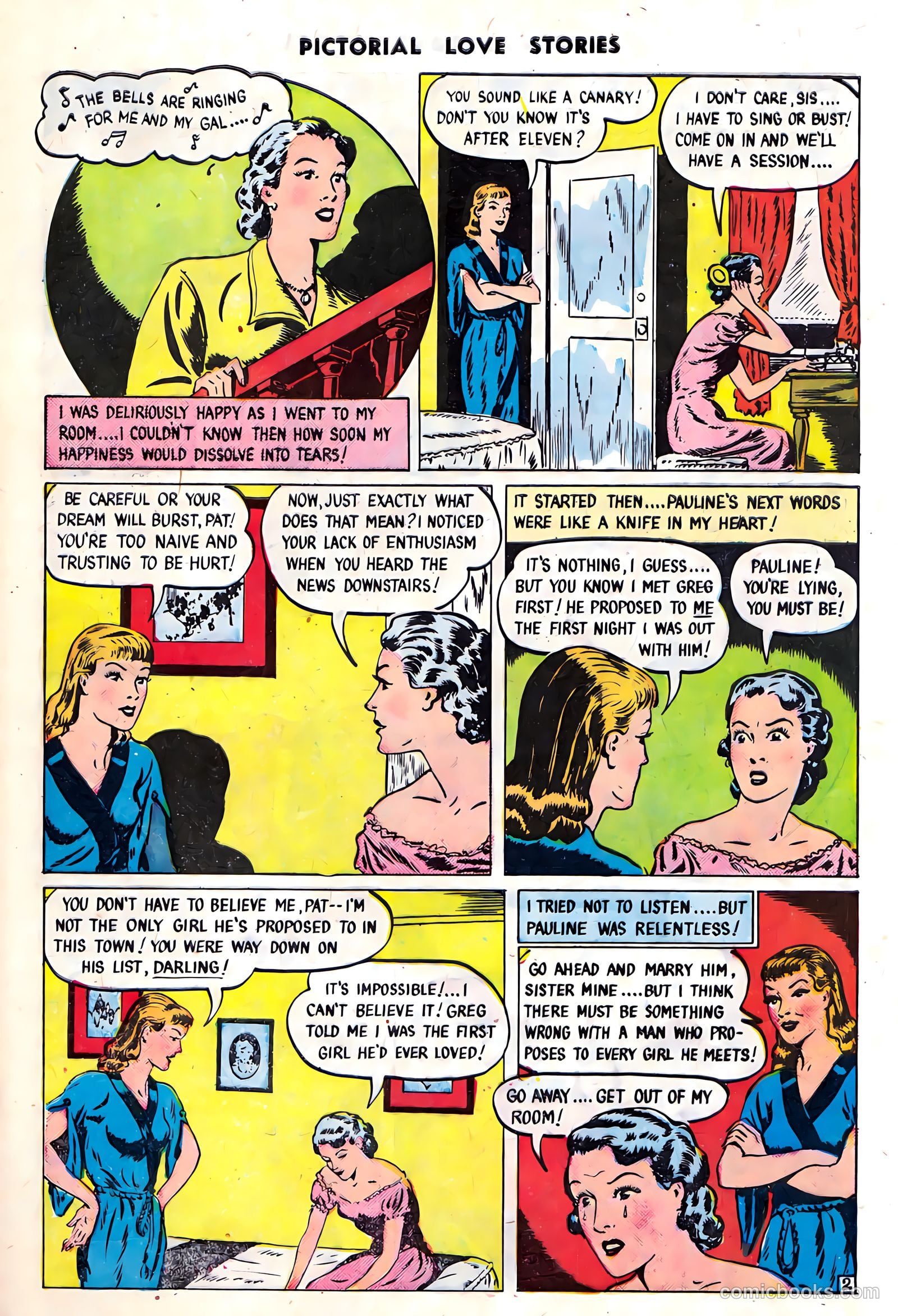 Pictorial Love Stories #26 (1950) — page 29 of 37