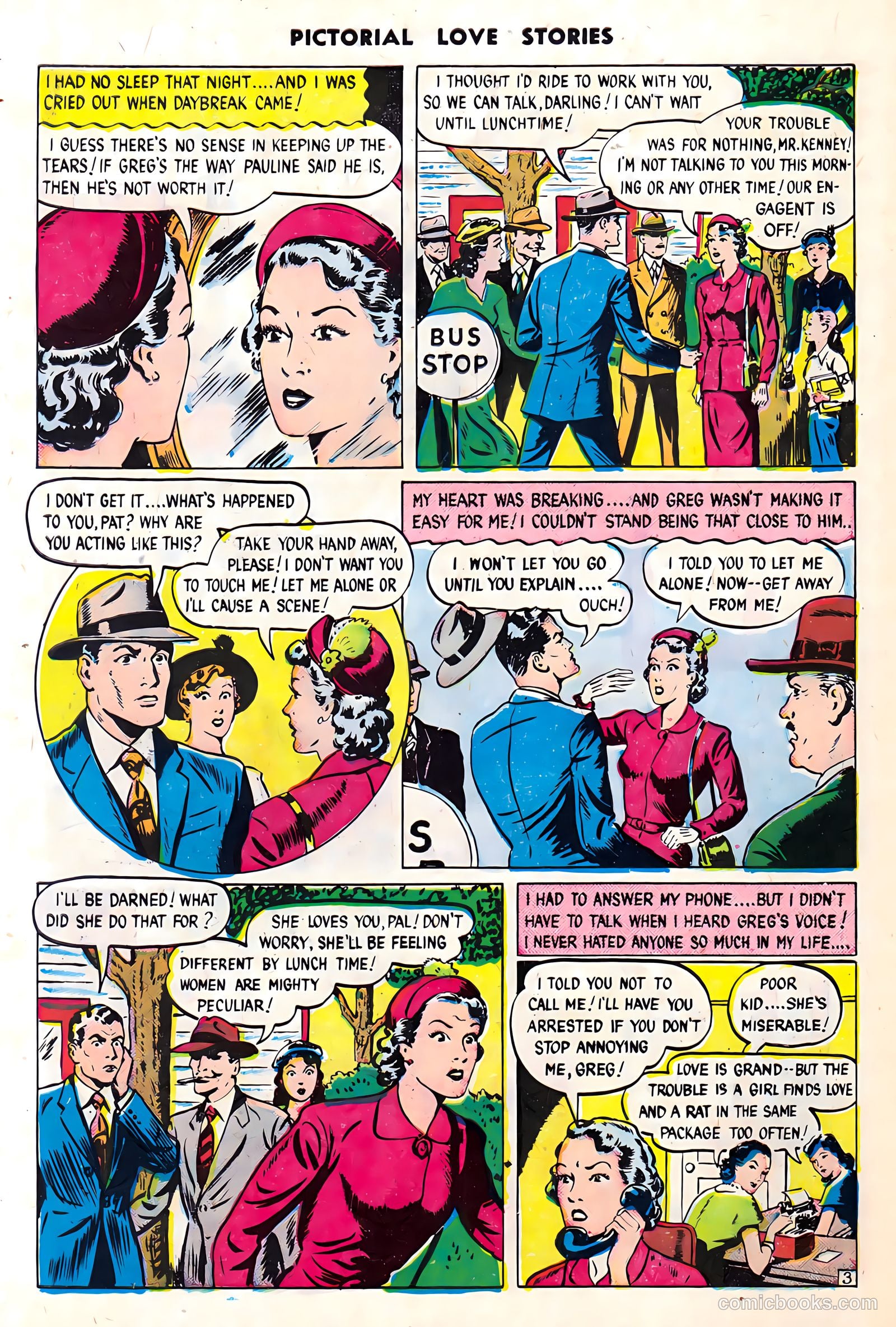 Pictorial Love Stories #26 (1950) — page 30 of 37