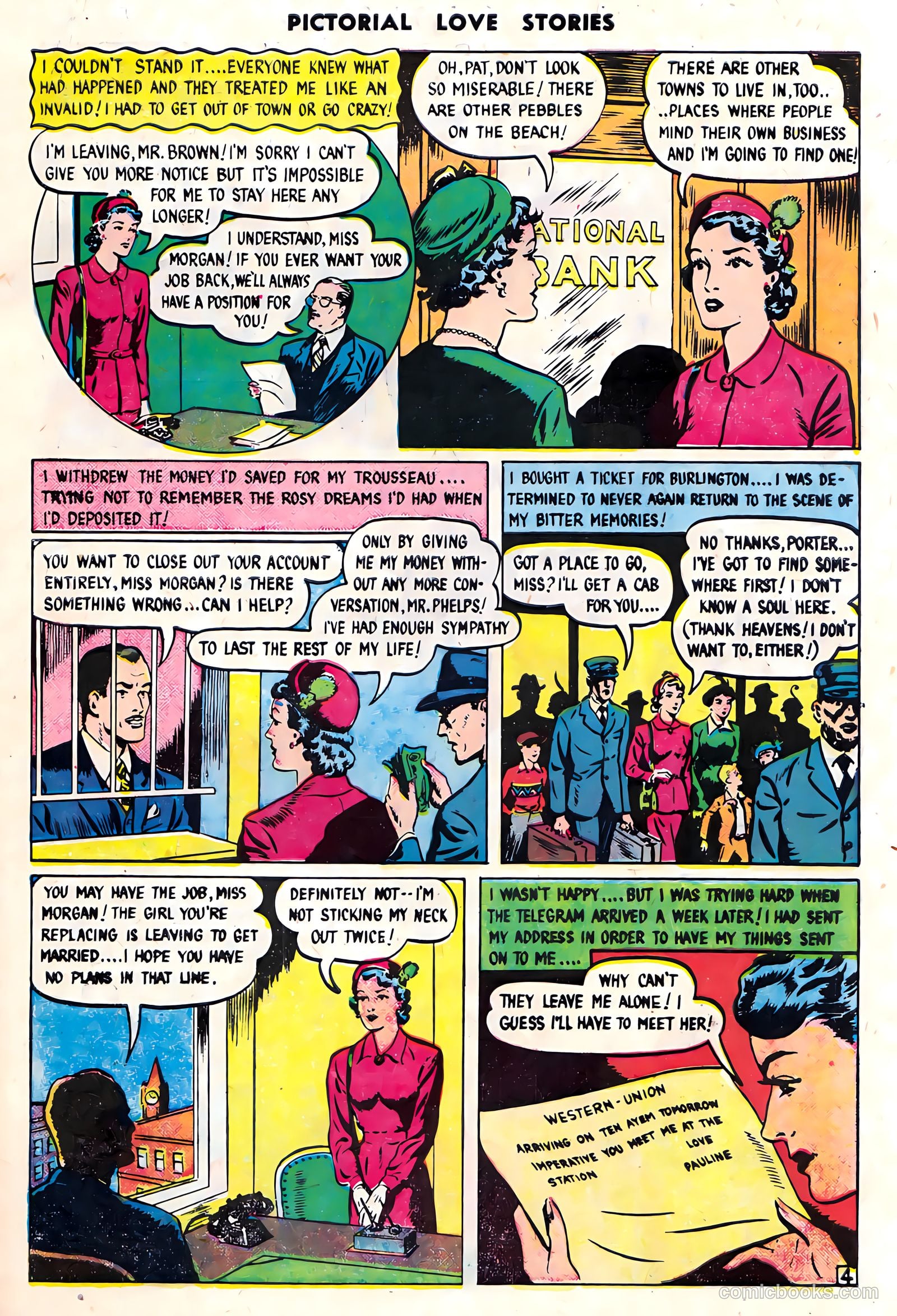 Pictorial Love Stories #26 (1950) — page 31 of 37