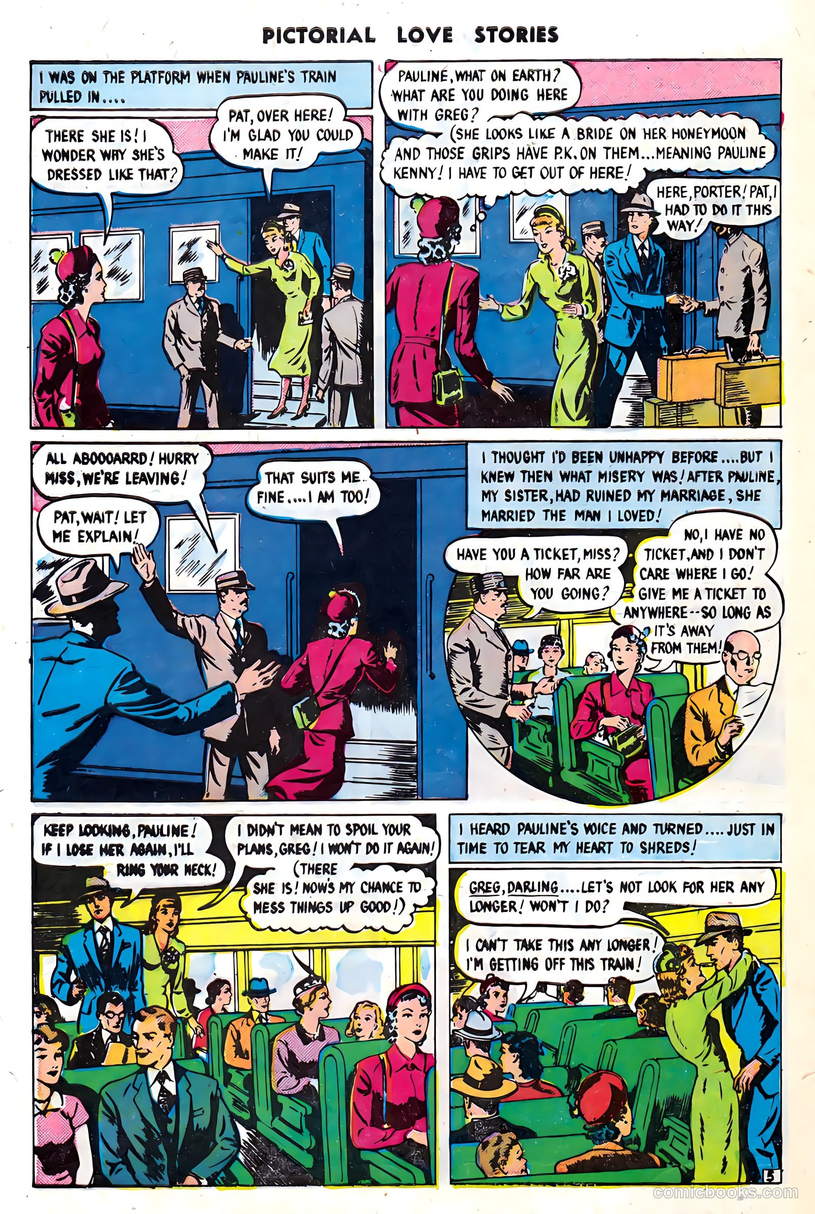 Pictorial Love Stories #26 (1950) — page 32 of 37
